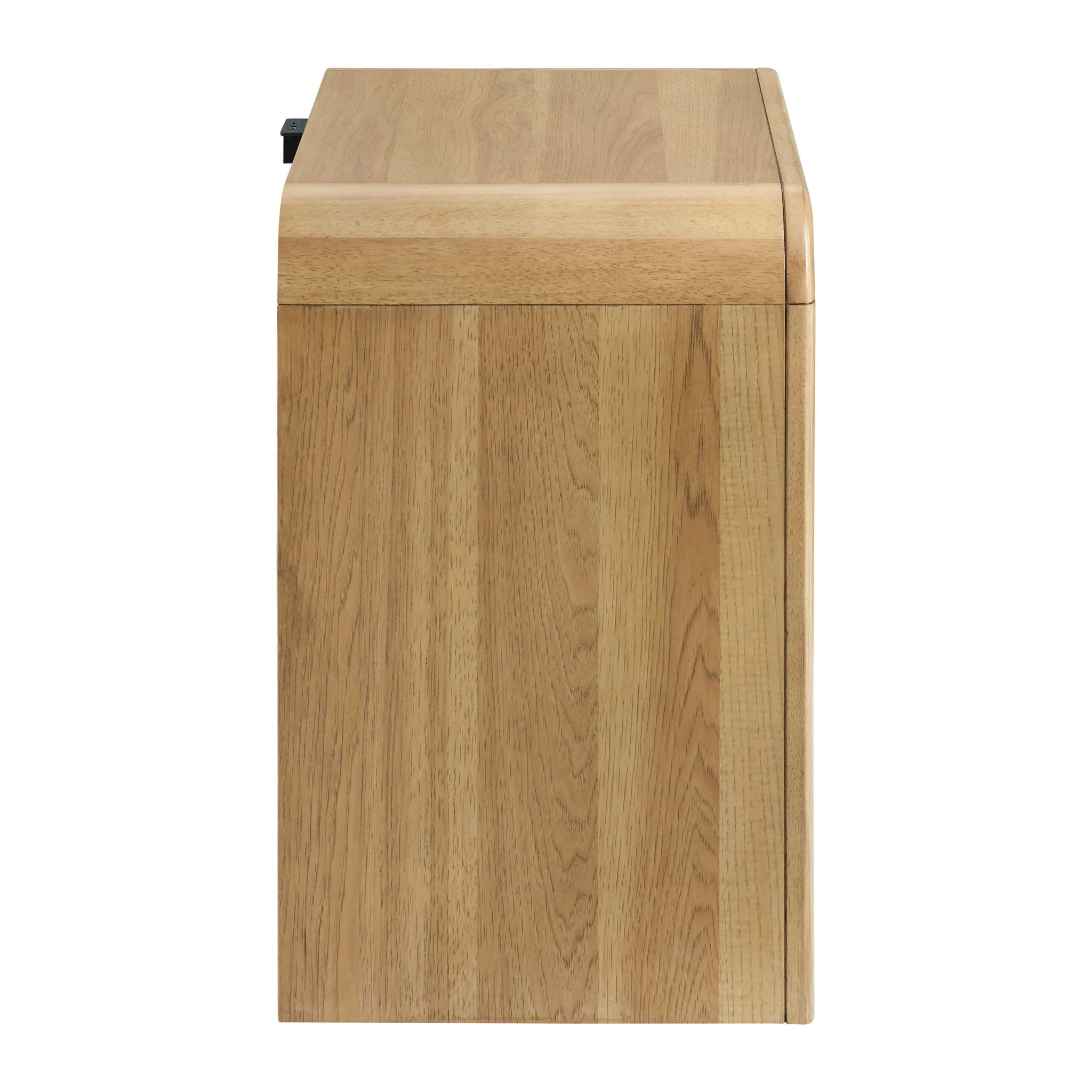 2 Drawer Nightstand With USB Charging - Brown - Image 2