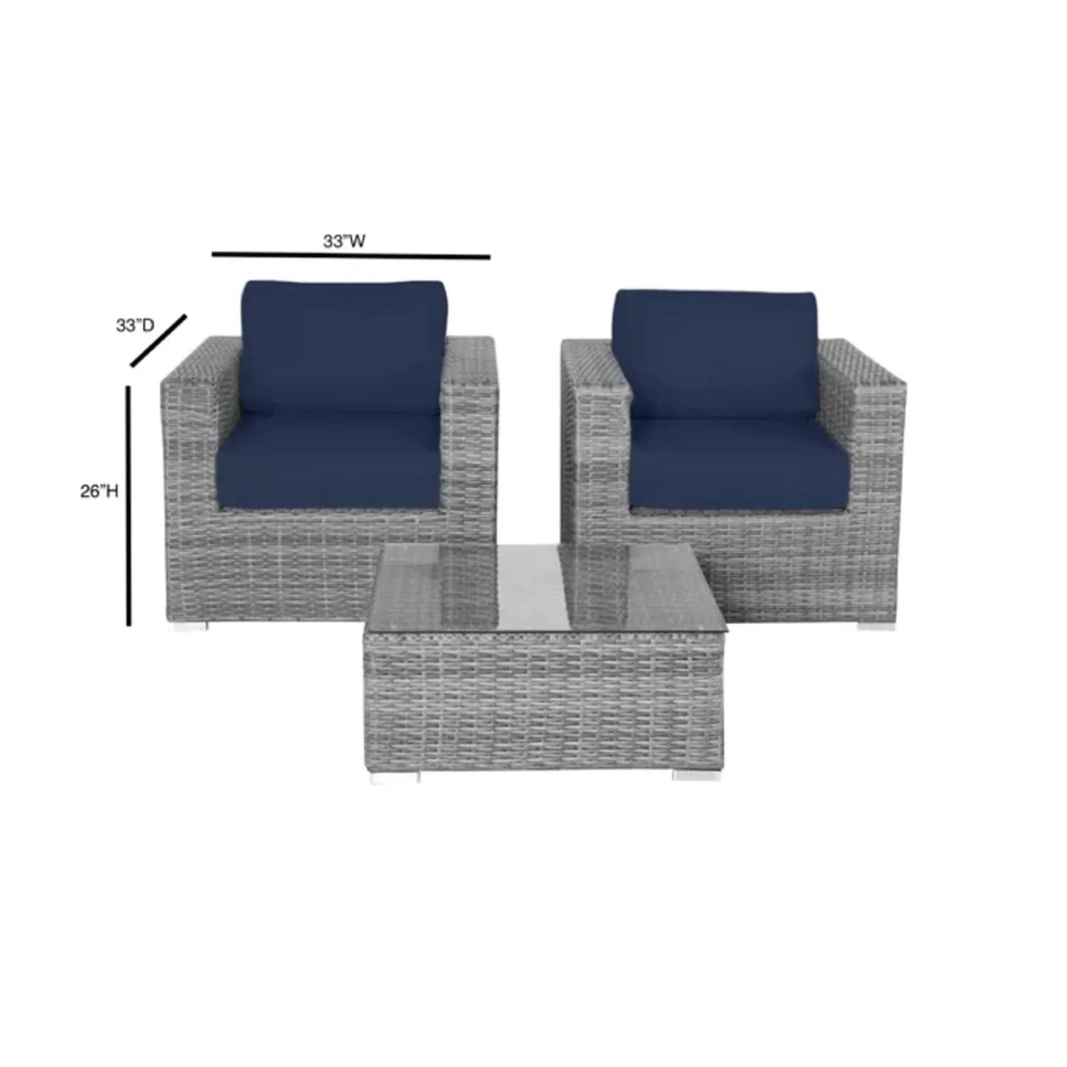 2 Person Seating Set With Cushions - Image 10