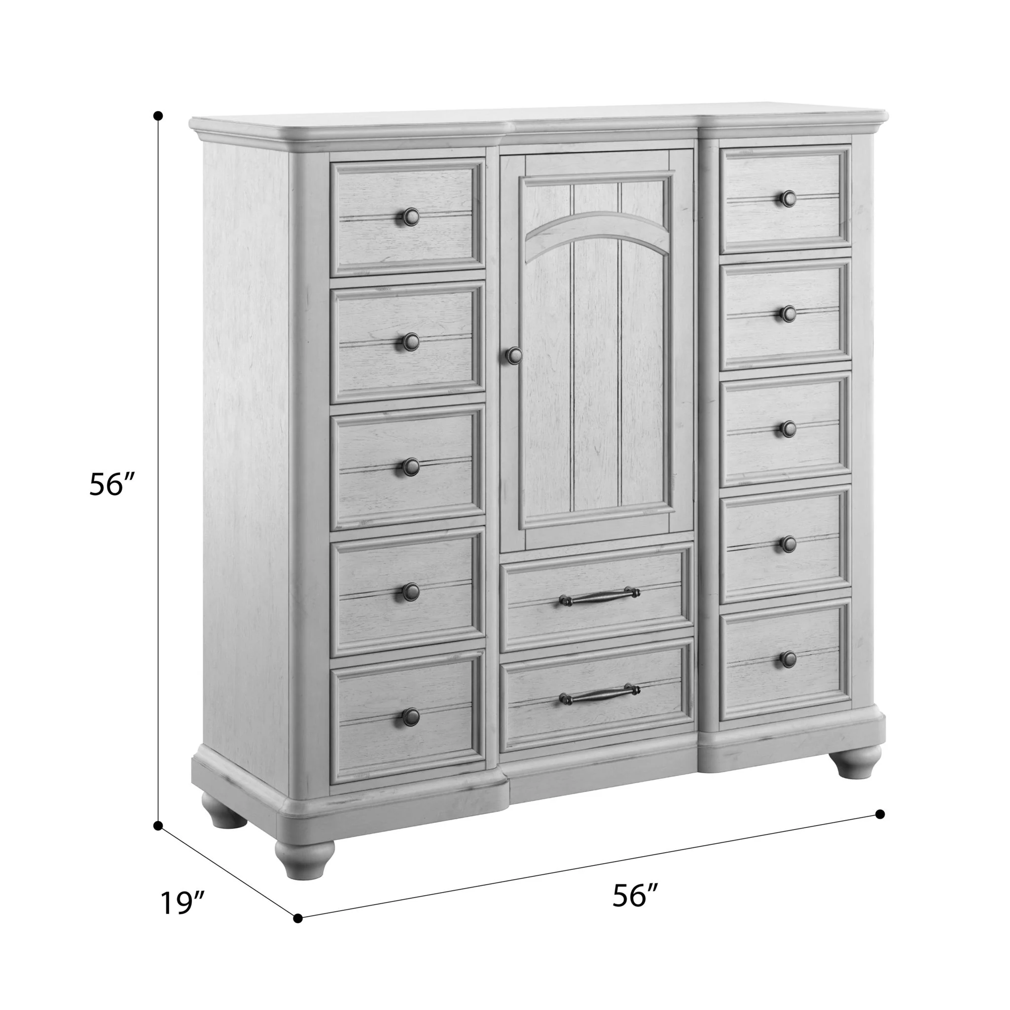 22 Drawer Master Chest With Cabinet - Gray - Image 4