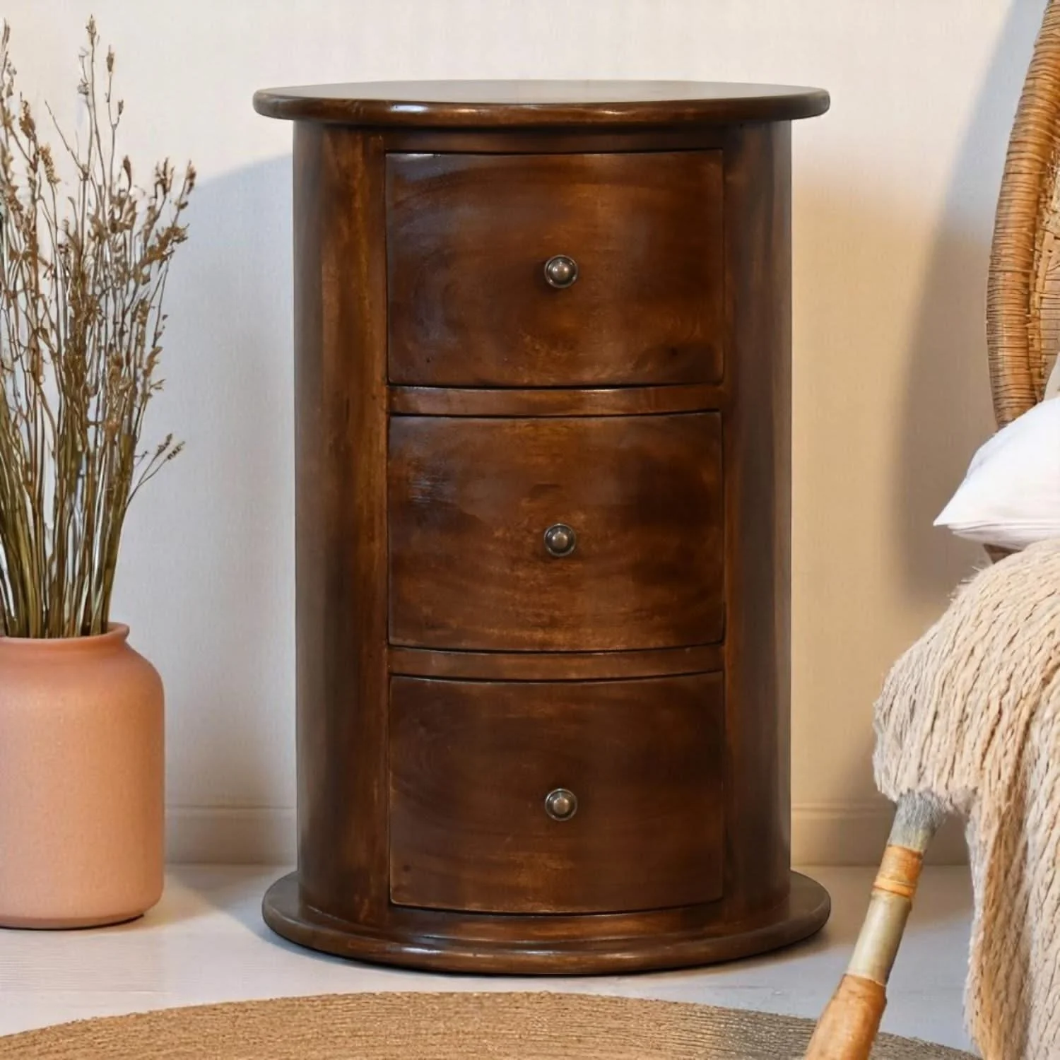 3 Drawer Drum - Chestnut - Image 2