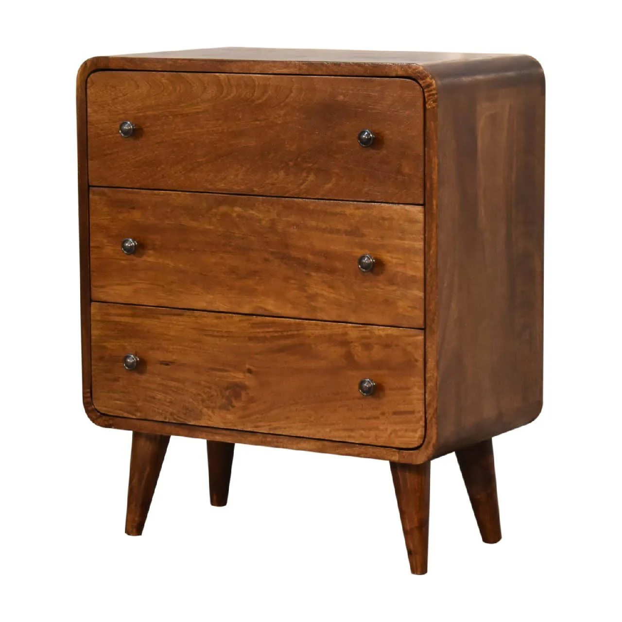 3 Drawer Mini Curved Chest - Image 3