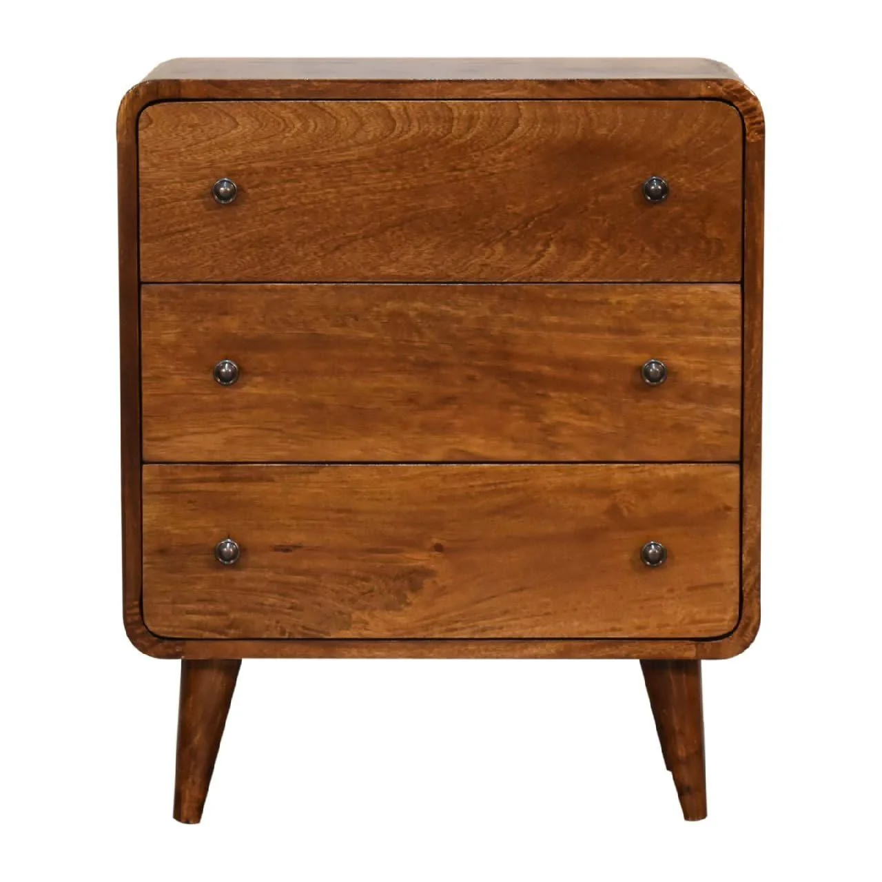 3 Drawer Mini Curved Chest - Image 4
