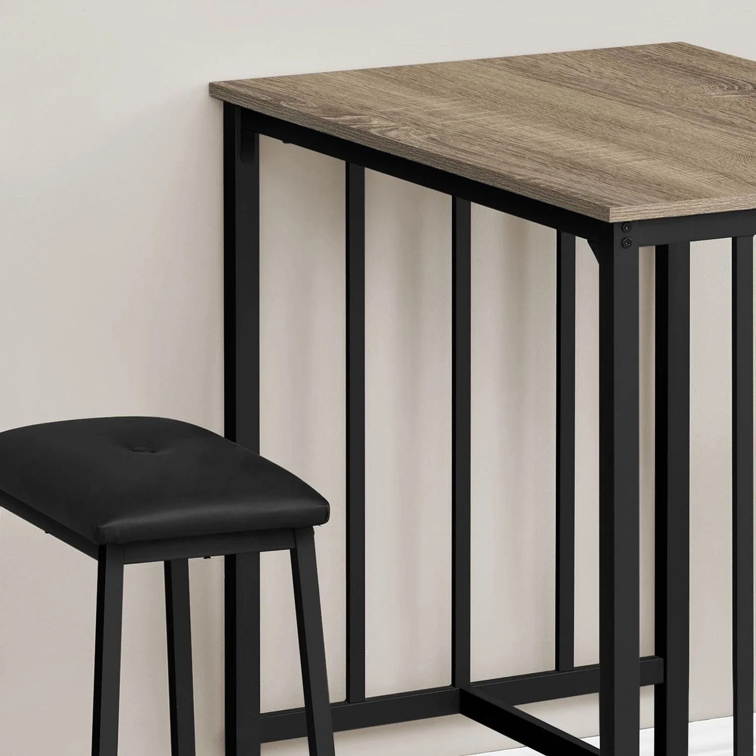 3 Pieces Dining Set, Counter Height, Rectangular, Small, Contemporary & Modern - Image 8