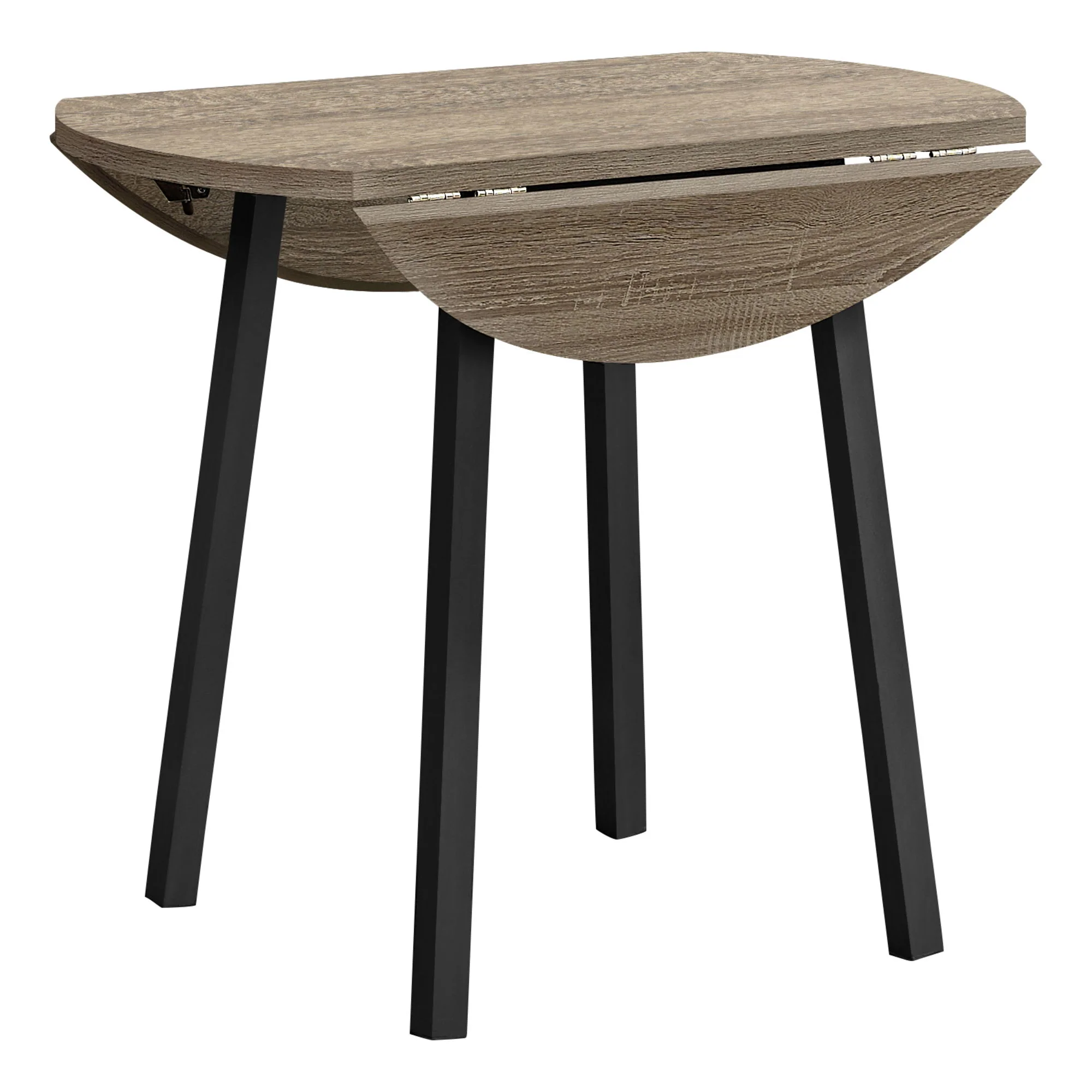 3 Pieces Dining Table Set, Small, Drop Leaf, Contemporary & Modern - Image 6