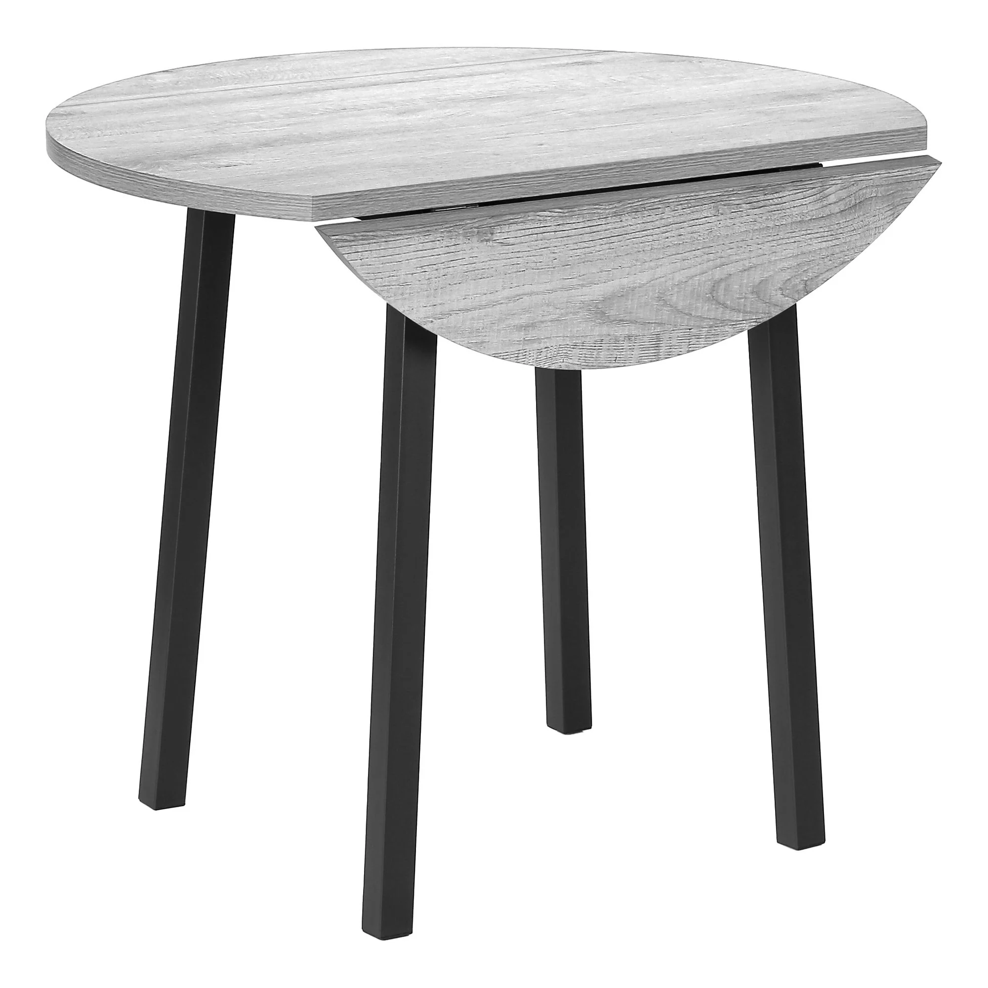 3 Pieces Dining Table Set, Small, Drop Leaf, Contemporary & Modern - Image 8