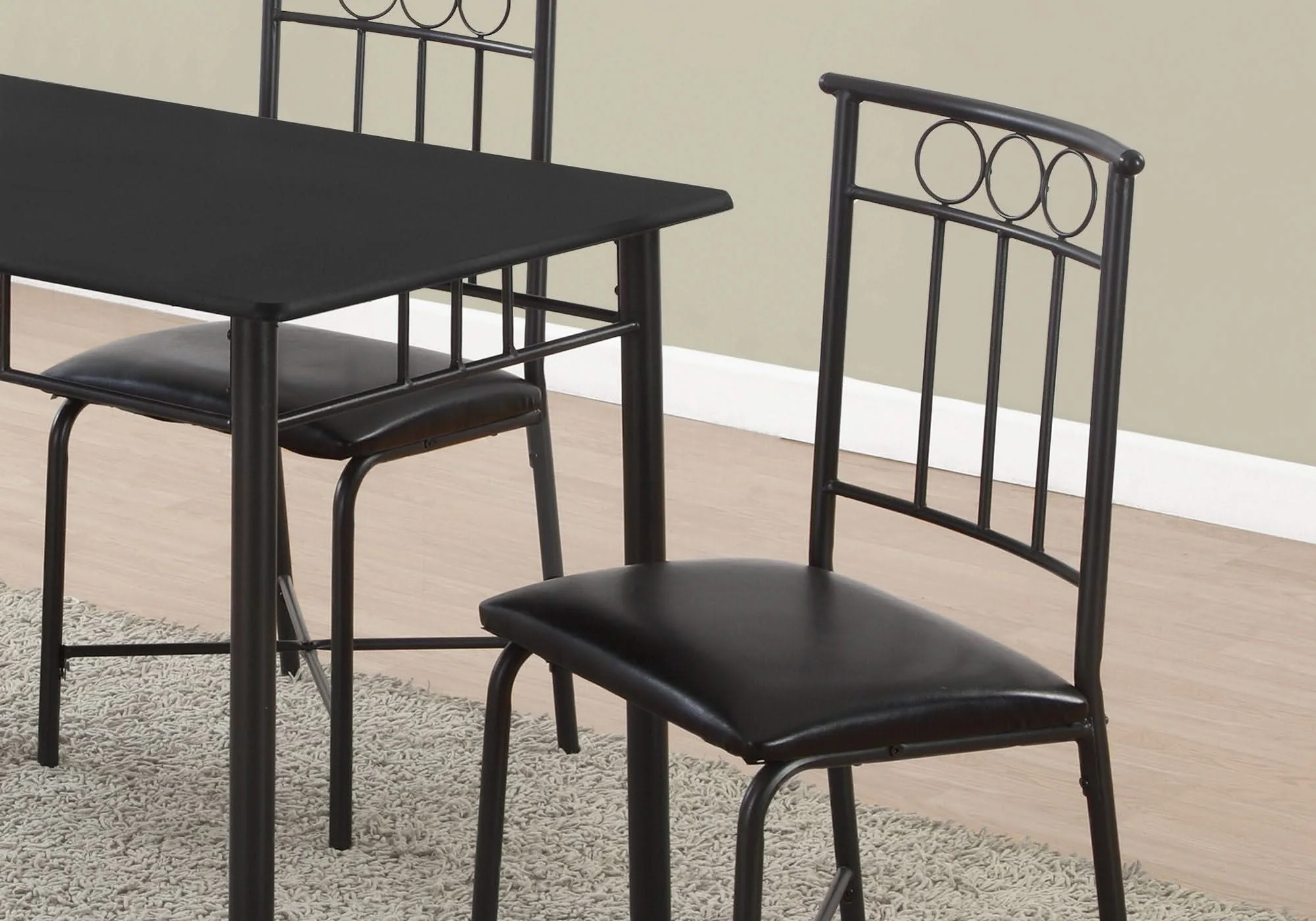 5 Pieces Dining Table Set, Small, Rectangular - Image 7