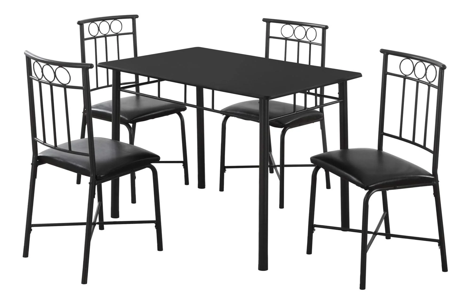 5 Pieces Dining Table Set, Small, Rectangular - Image 8