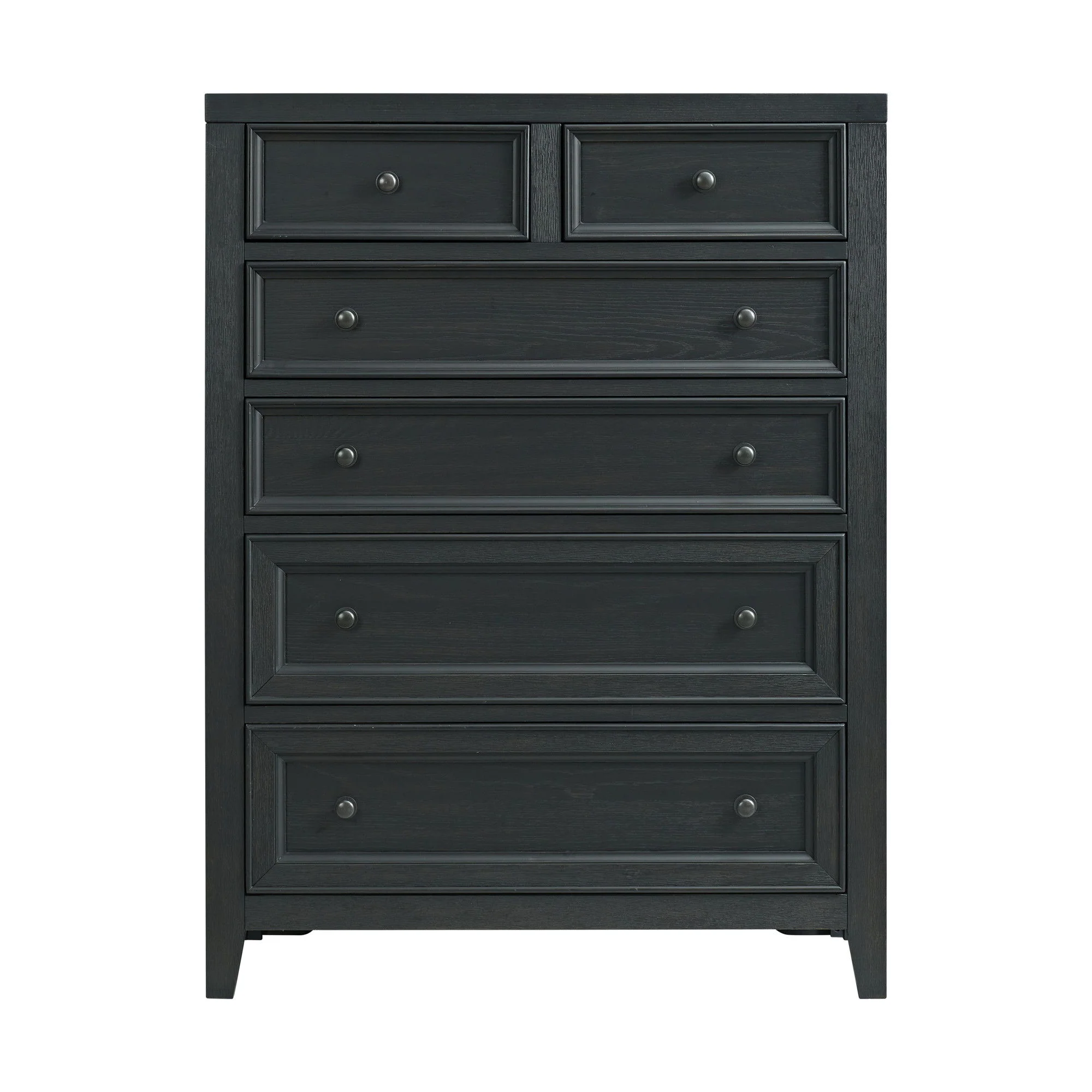 6 Drawer Chest With Knobs And Smooth Slides