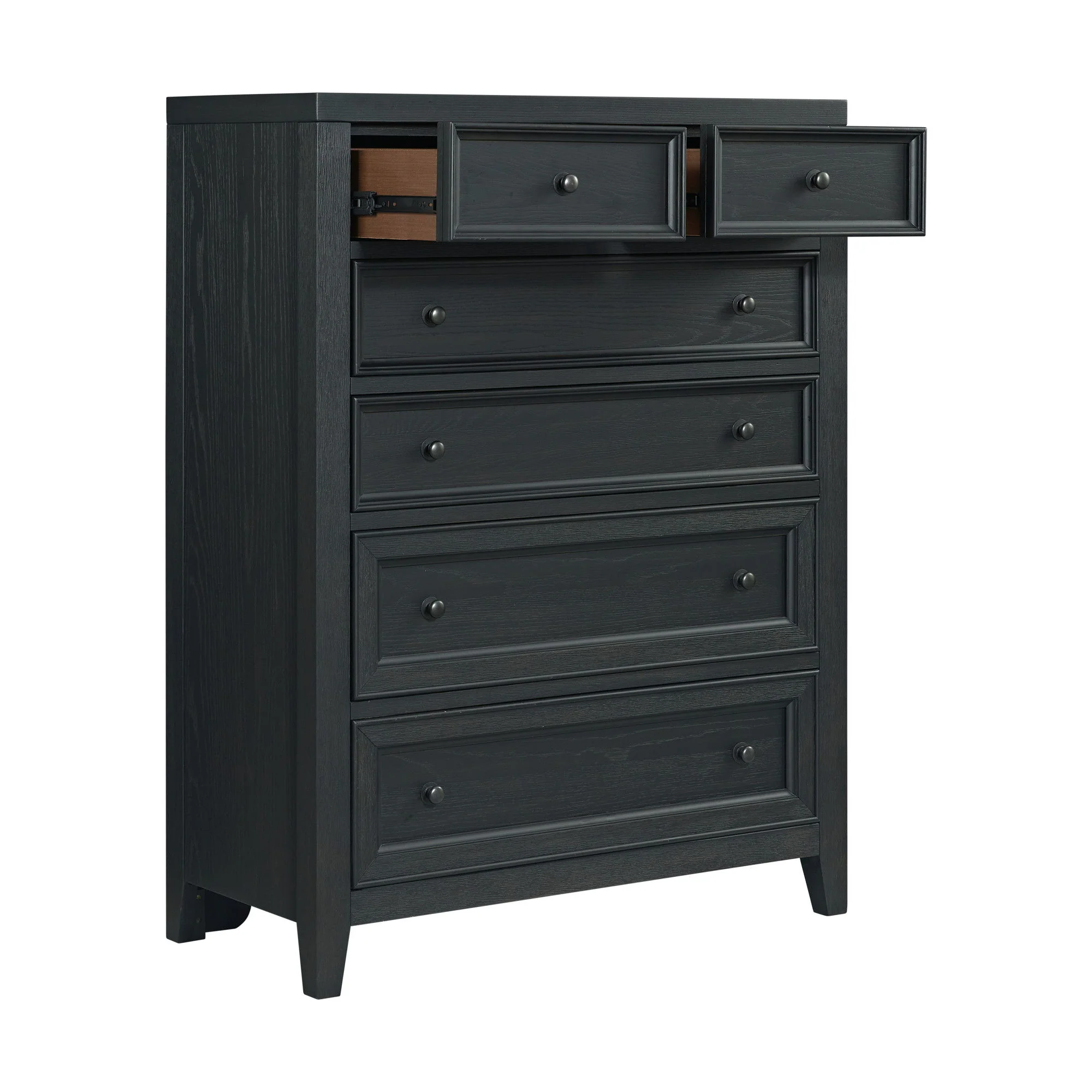 6 Drawer Chest With Knobs And Smooth Slides - Image 3