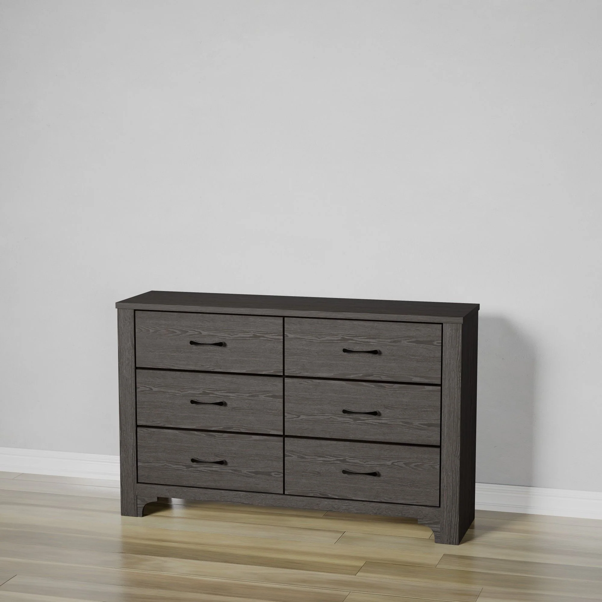 6 Drawer Dresser - Brown - Image 3