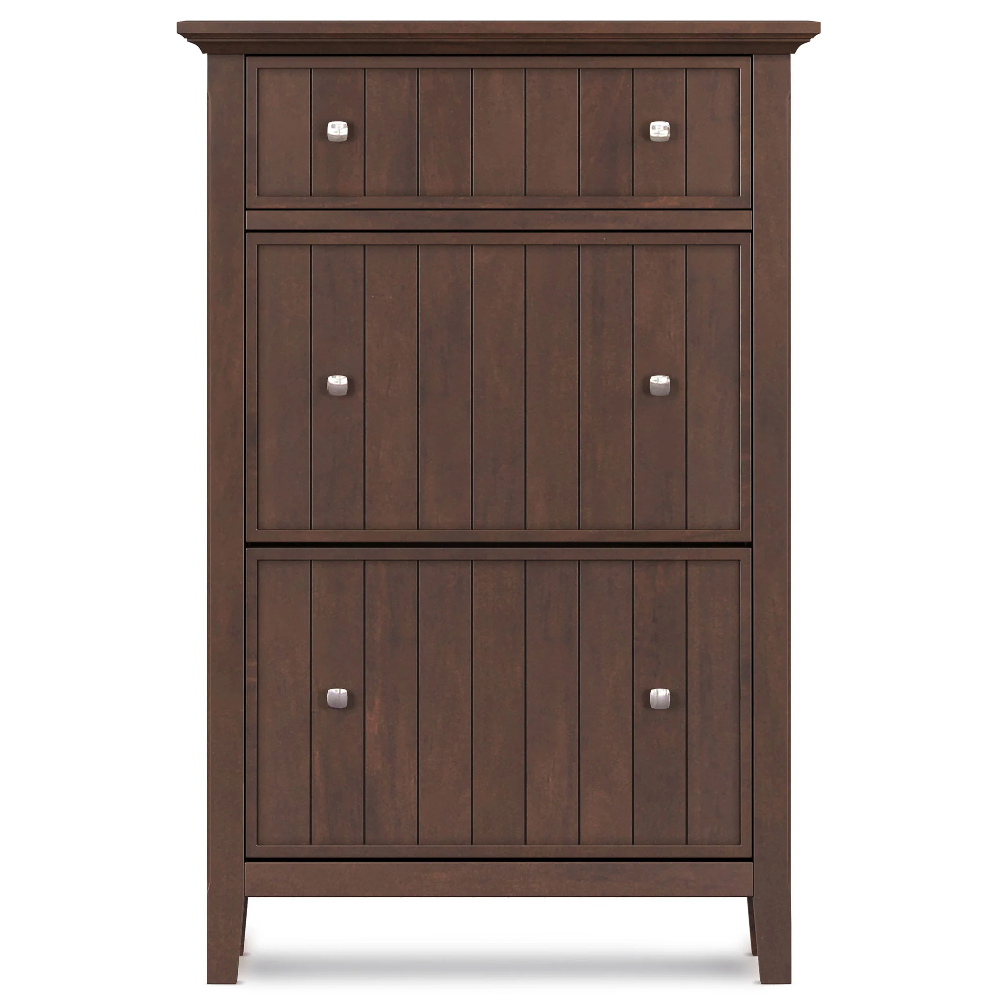 Acadian - Entryway Shoe Storage Cabinet - Brown - Image 3
