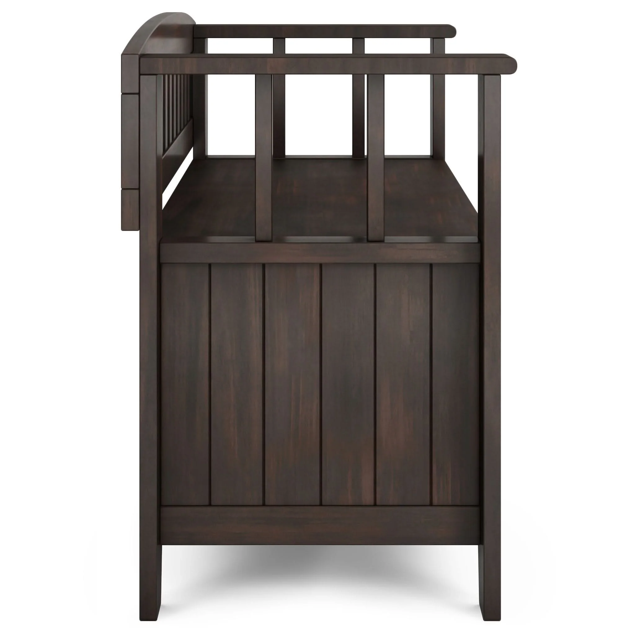 Acadian - Entryway Storage Bench, Handcrafted - Image 10