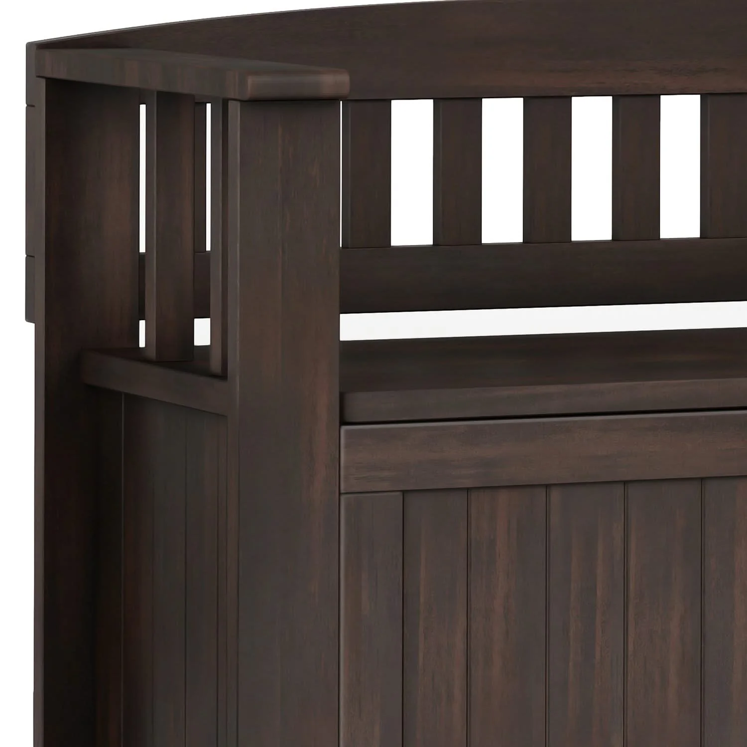 Acadian - Entryway Storage Bench, Handcrafted - Image 18