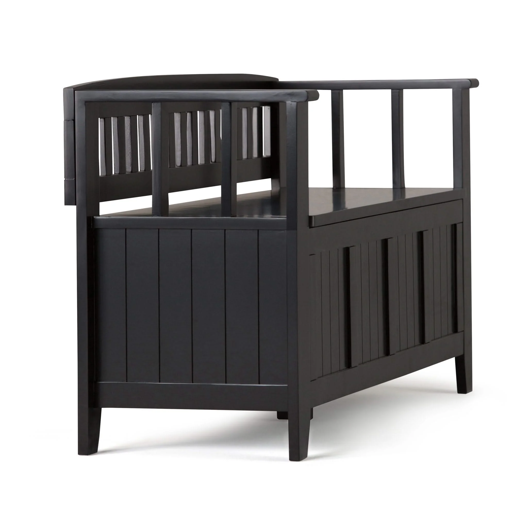 Acadian - Entryway Storage Bench, Handcrafted - Image 24