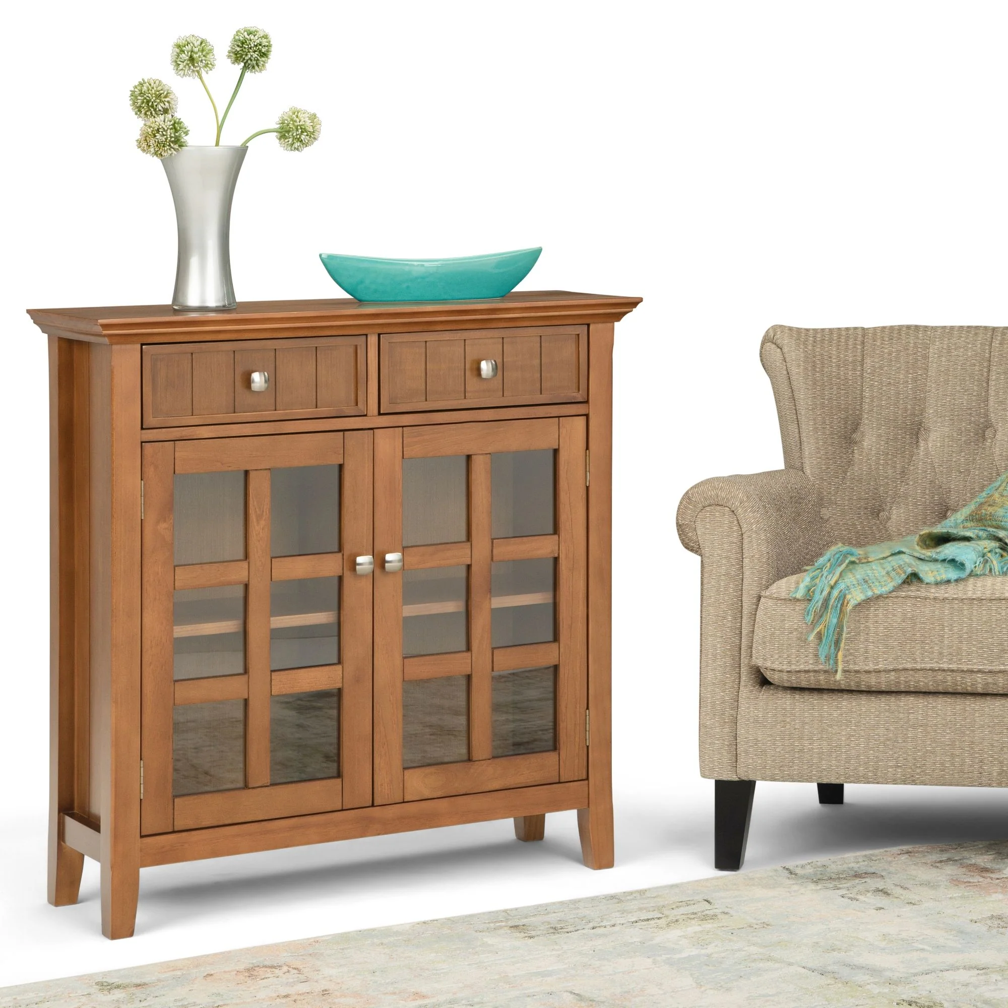 Acadian - Handcrafted Entryway Storage Cabinet - Image 13