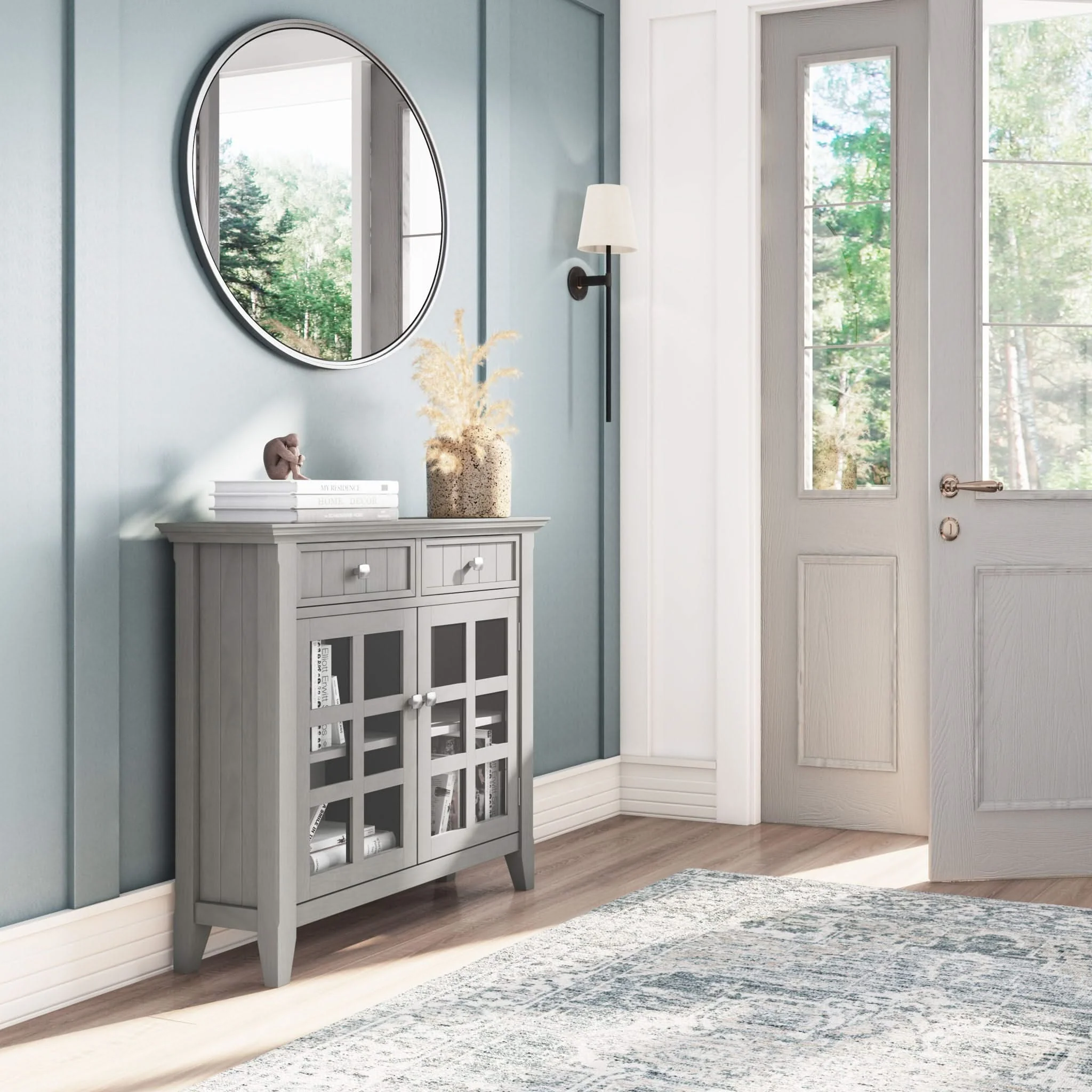 Acadian - Handcrafted Entryway Storage Cabinet - Image 3