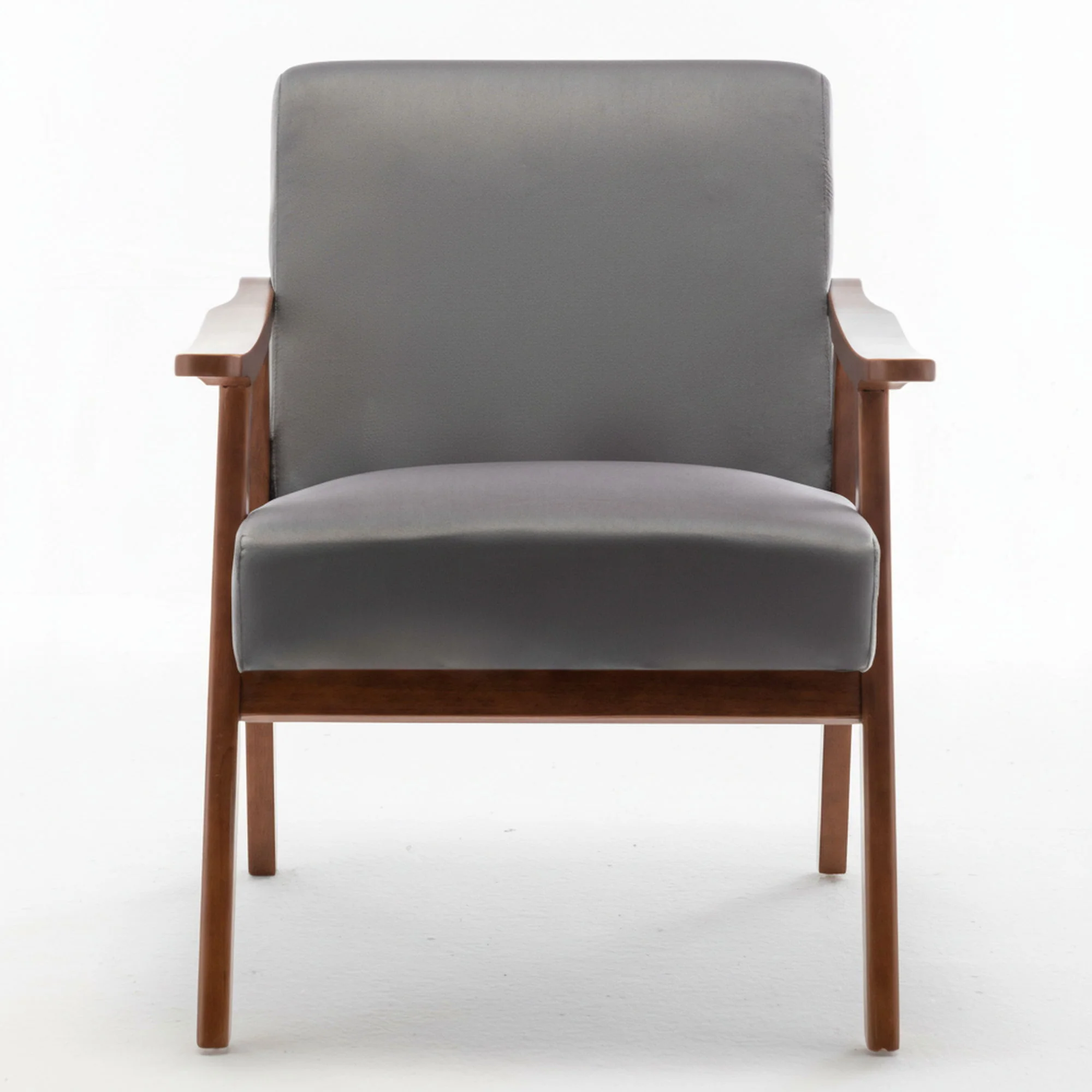 Accent Chair, Classic Mid Century Modern For Extra Seating - Image 10