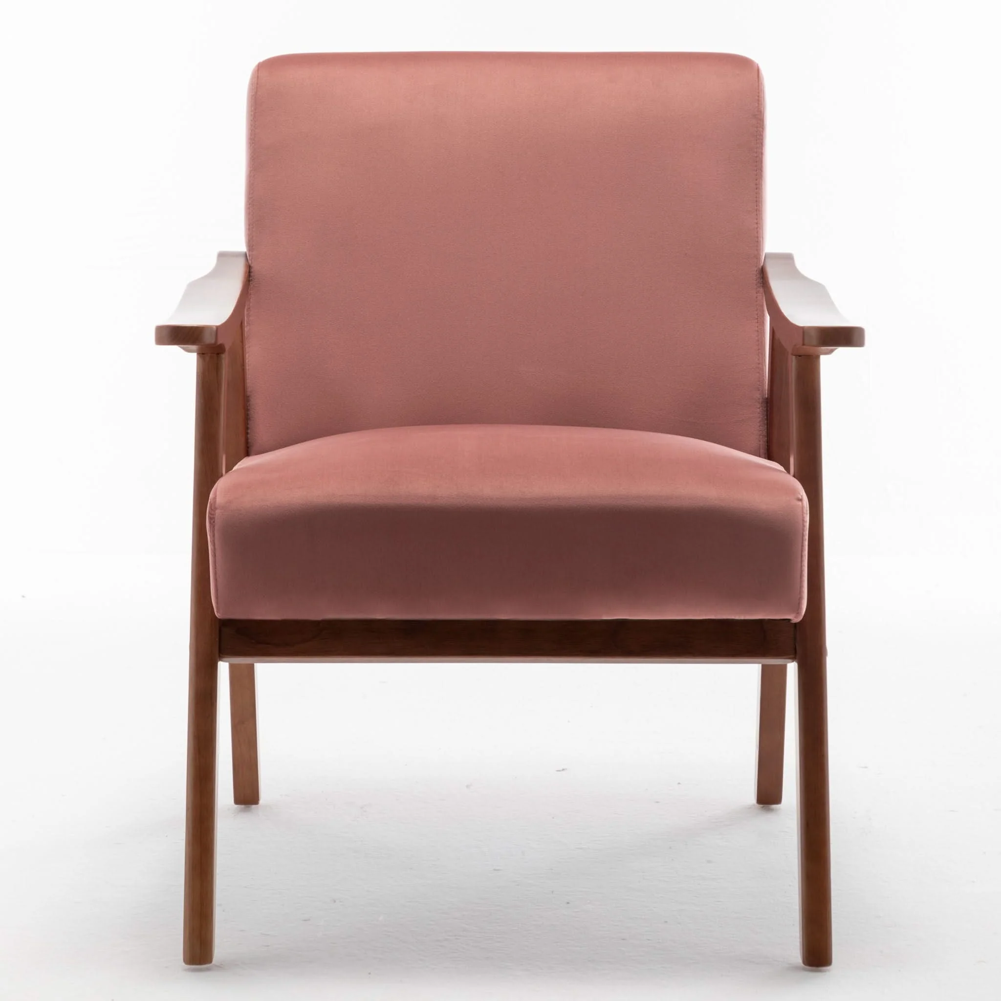 Accent Chair, Classic Mid Century Modern For Extra Seating - Image 2
