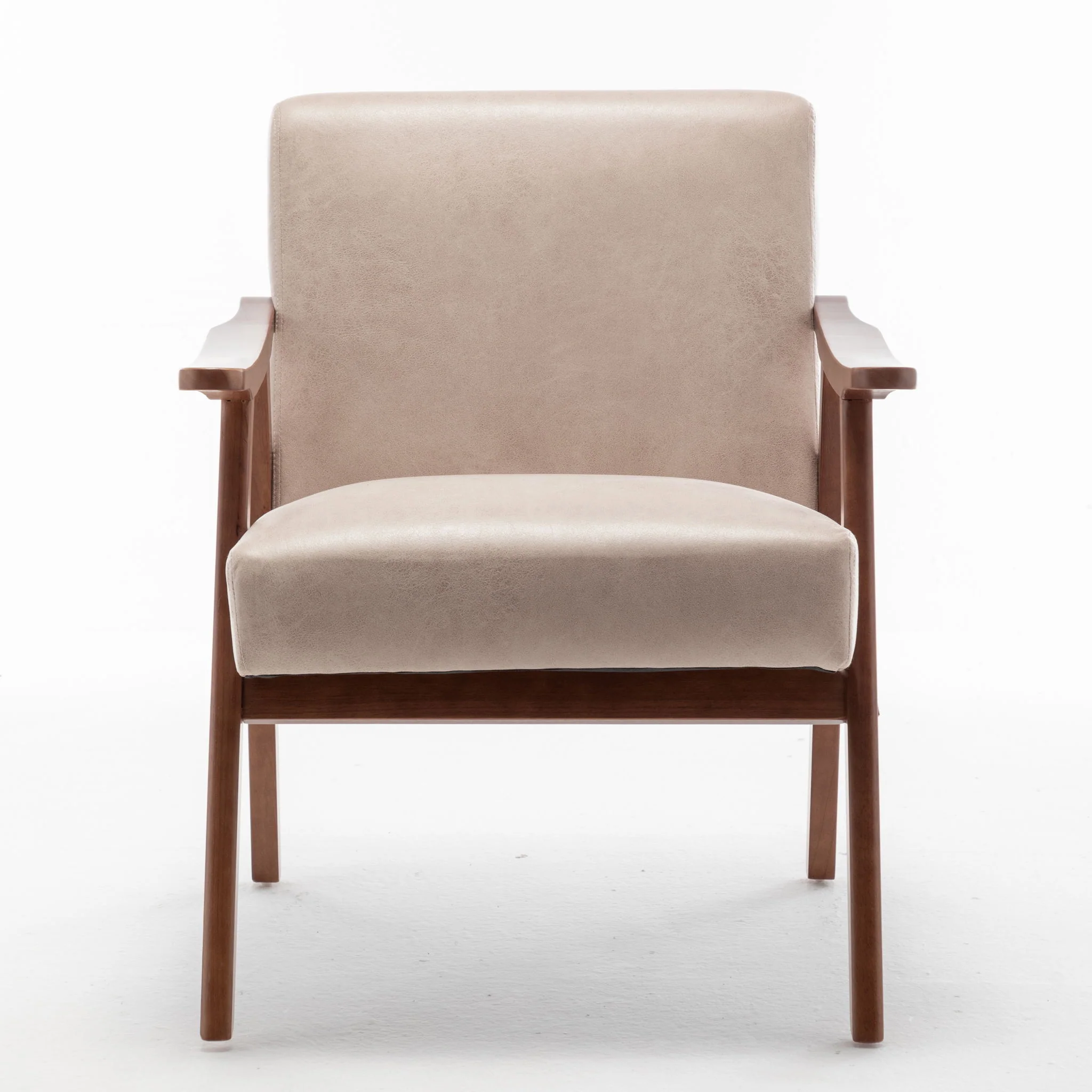 Accent Chair, Classic Mid Century Modern For Extra Seating - Image 9
