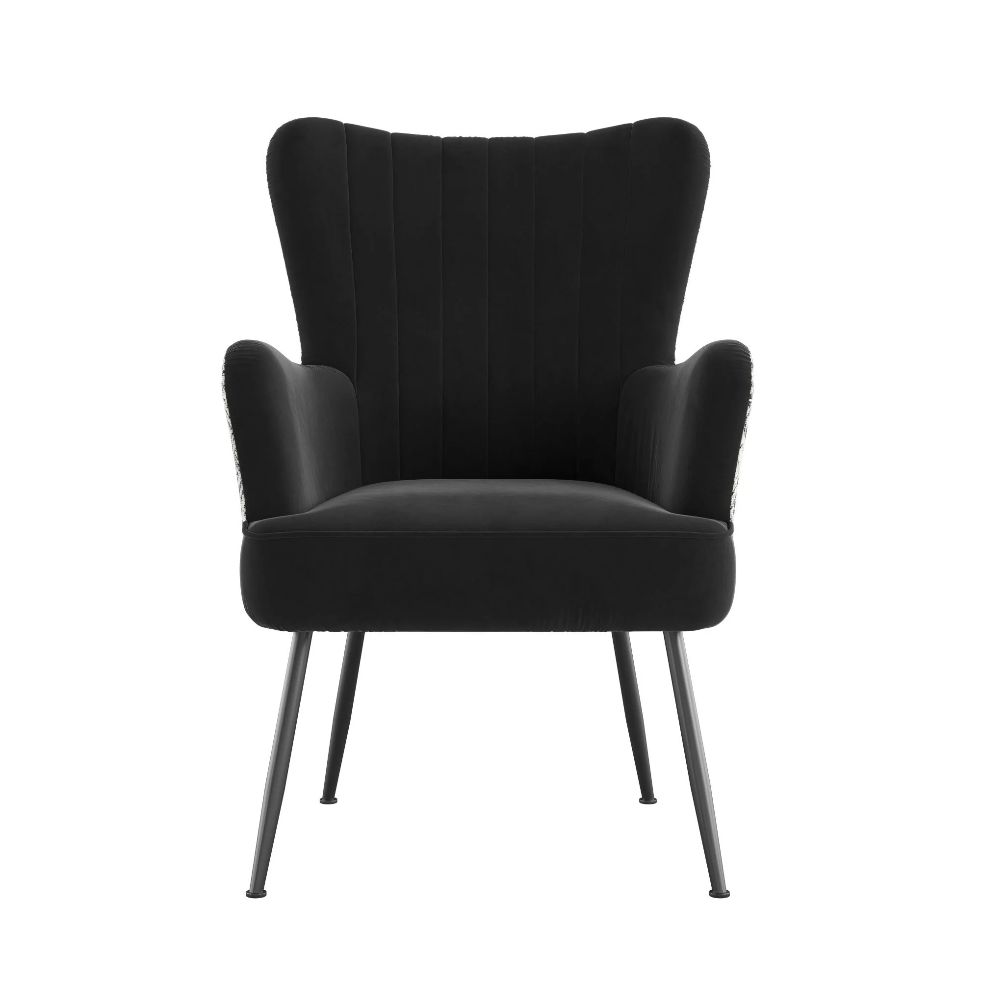 Accent Chair With Unique Print Fabric - Image 7