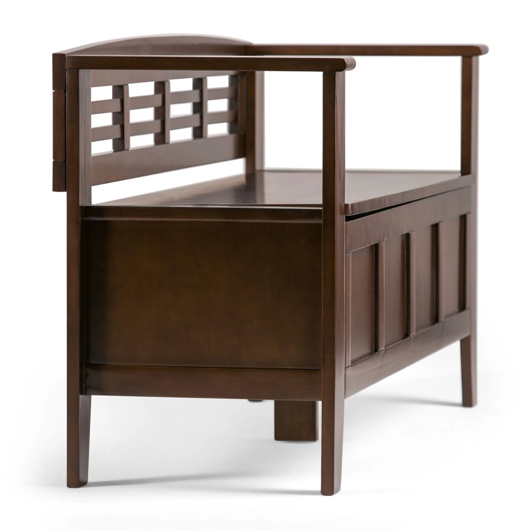 Adams - Entryway Storage Bench Handcrafted - Image 12