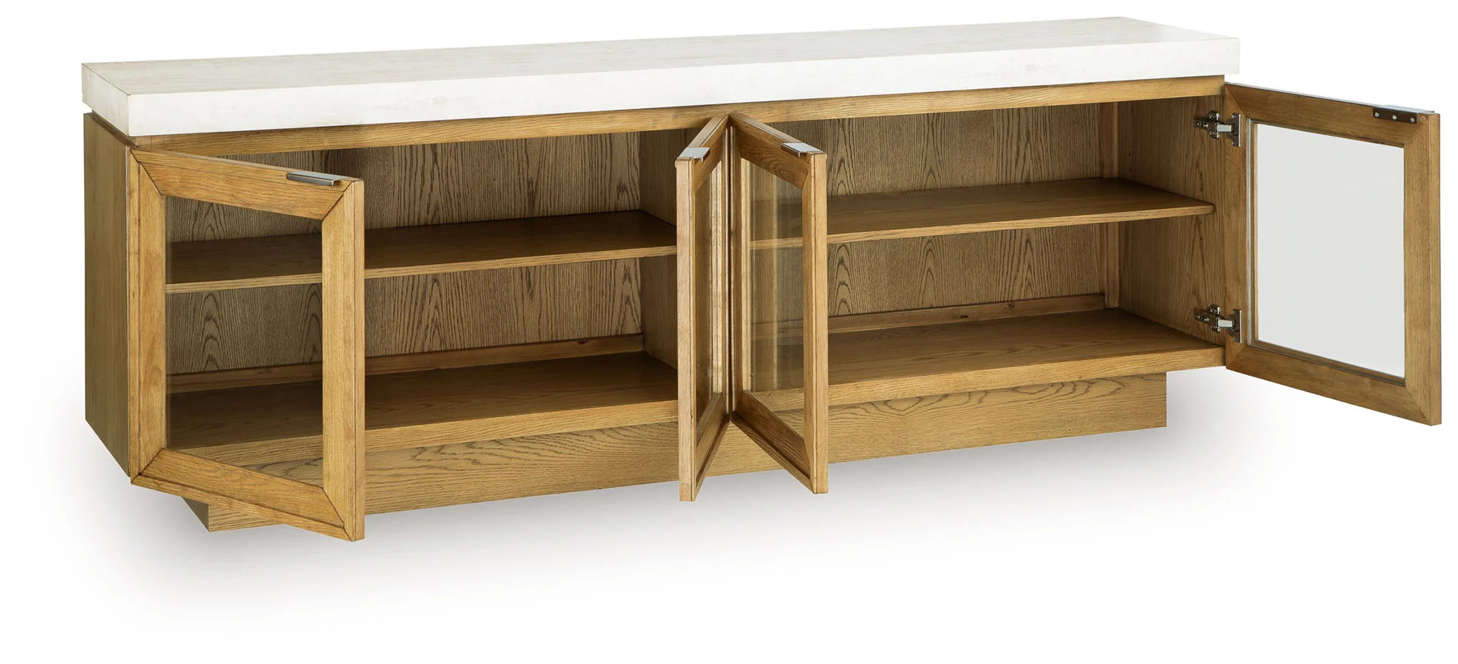 Adanworth - Accent Cabinet - Light Brown / Gray - Image 4