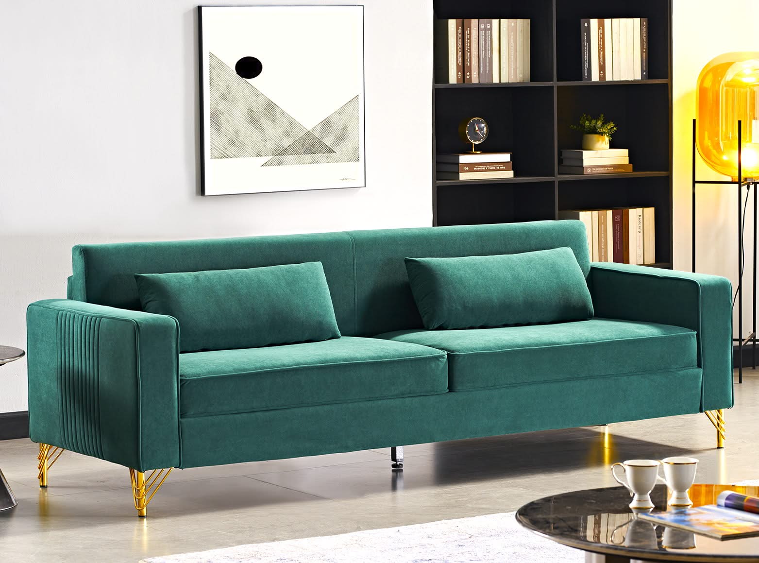 Aesthetic 3 Seater Couch With Classic Modern Appeal And Luxurious Soft Comfort - Image 2