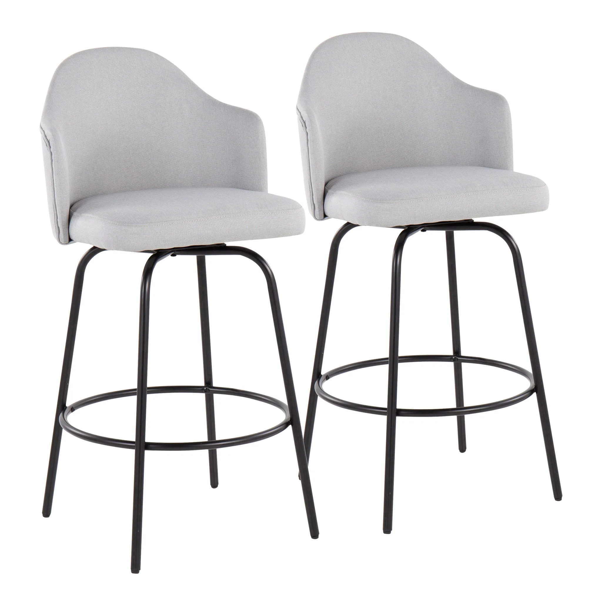 Ahoy - Contemporary Fixed Height Counter Stool (Set of 2) - Image 2
