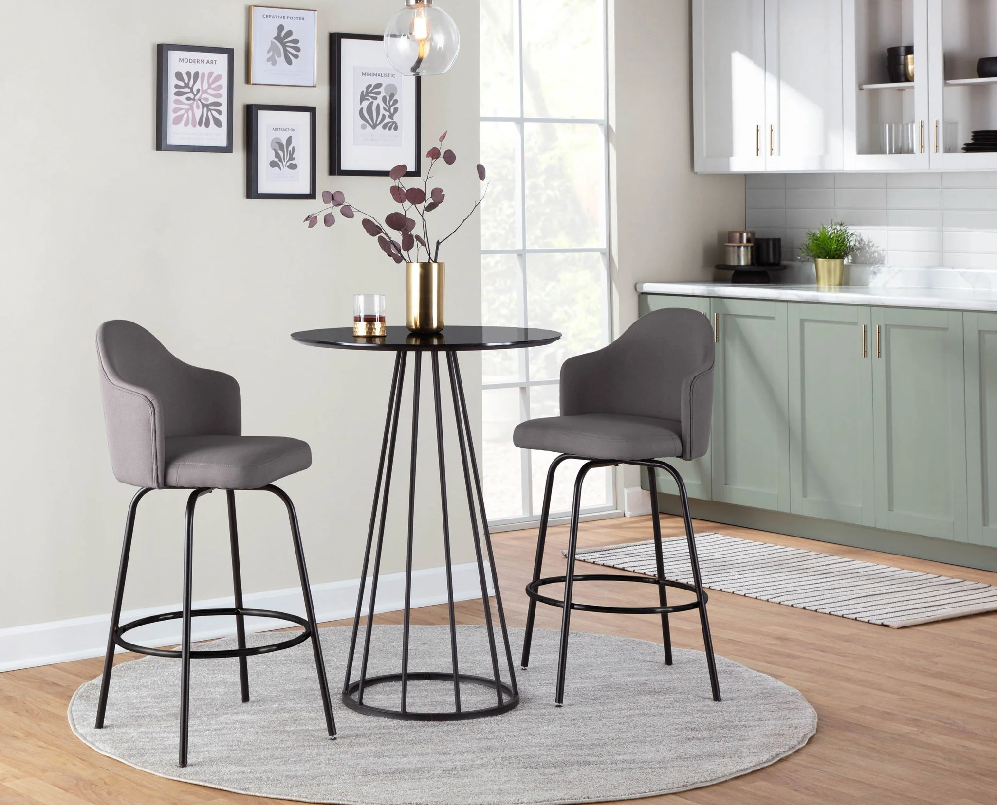 Ahoy - Contemporary Fixed Height Counter Stool (Set of 2) - Image 4