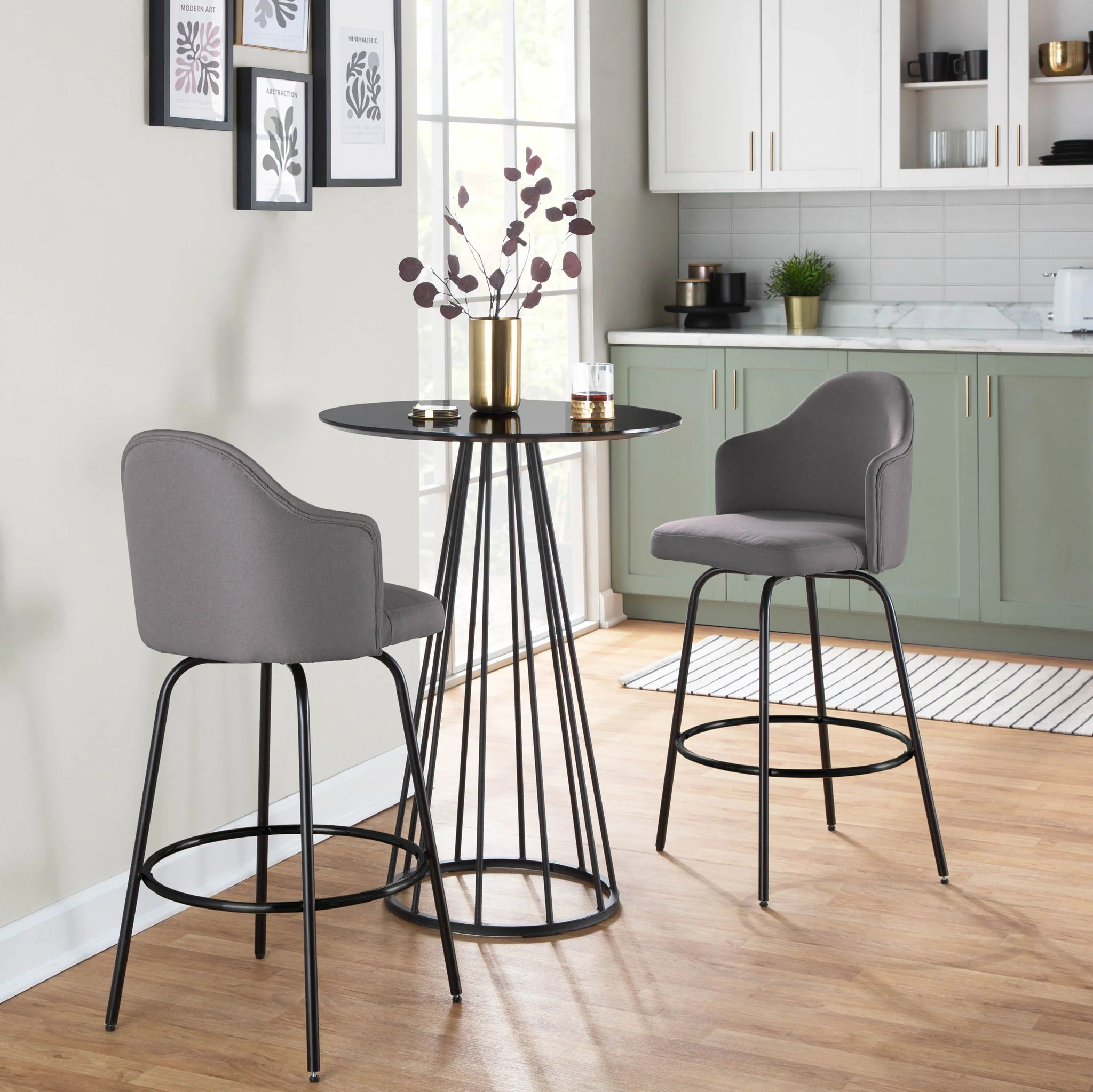 Ahoy - Contemporary Fixed Height Counter Stool (Set of 2) - Image 7