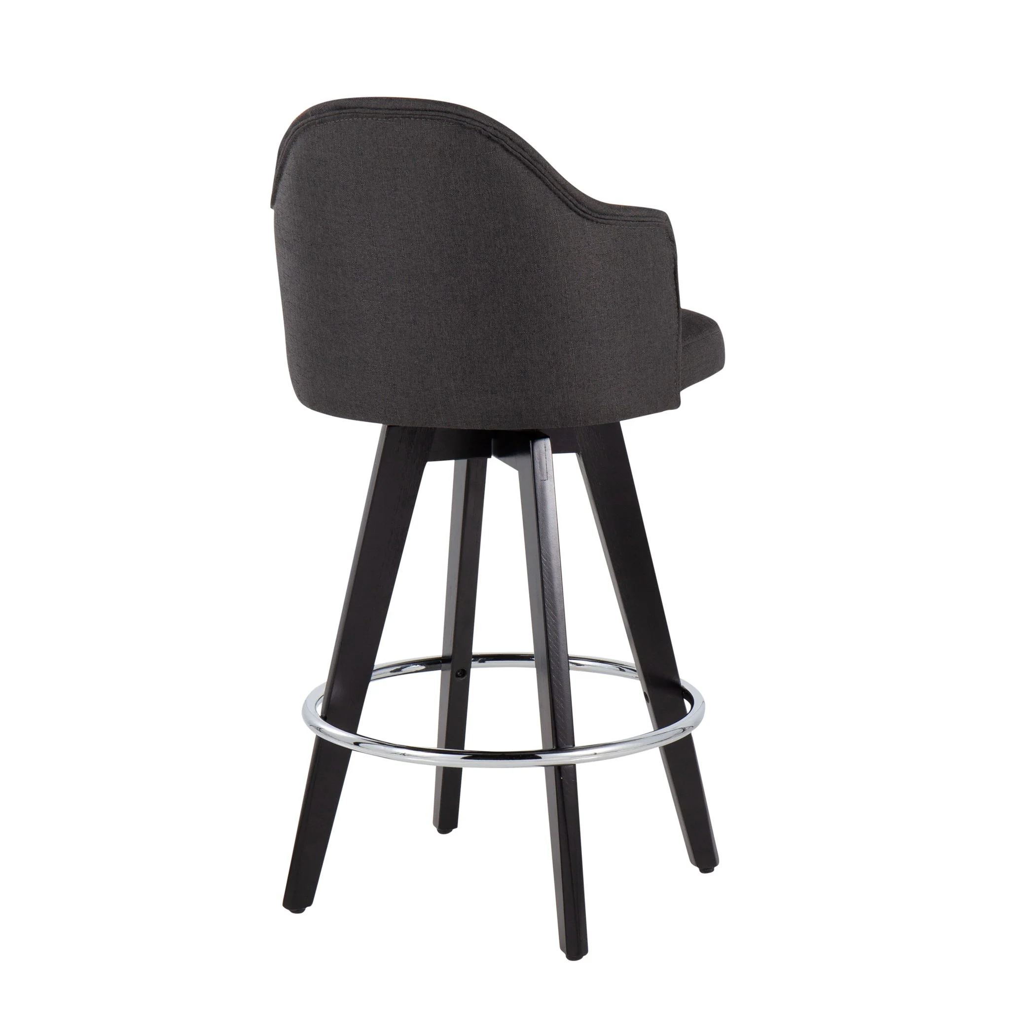 Ahoy - Contemporary Fixed Height Counter Stool With Round Footrest (Set of 2) - Image 10