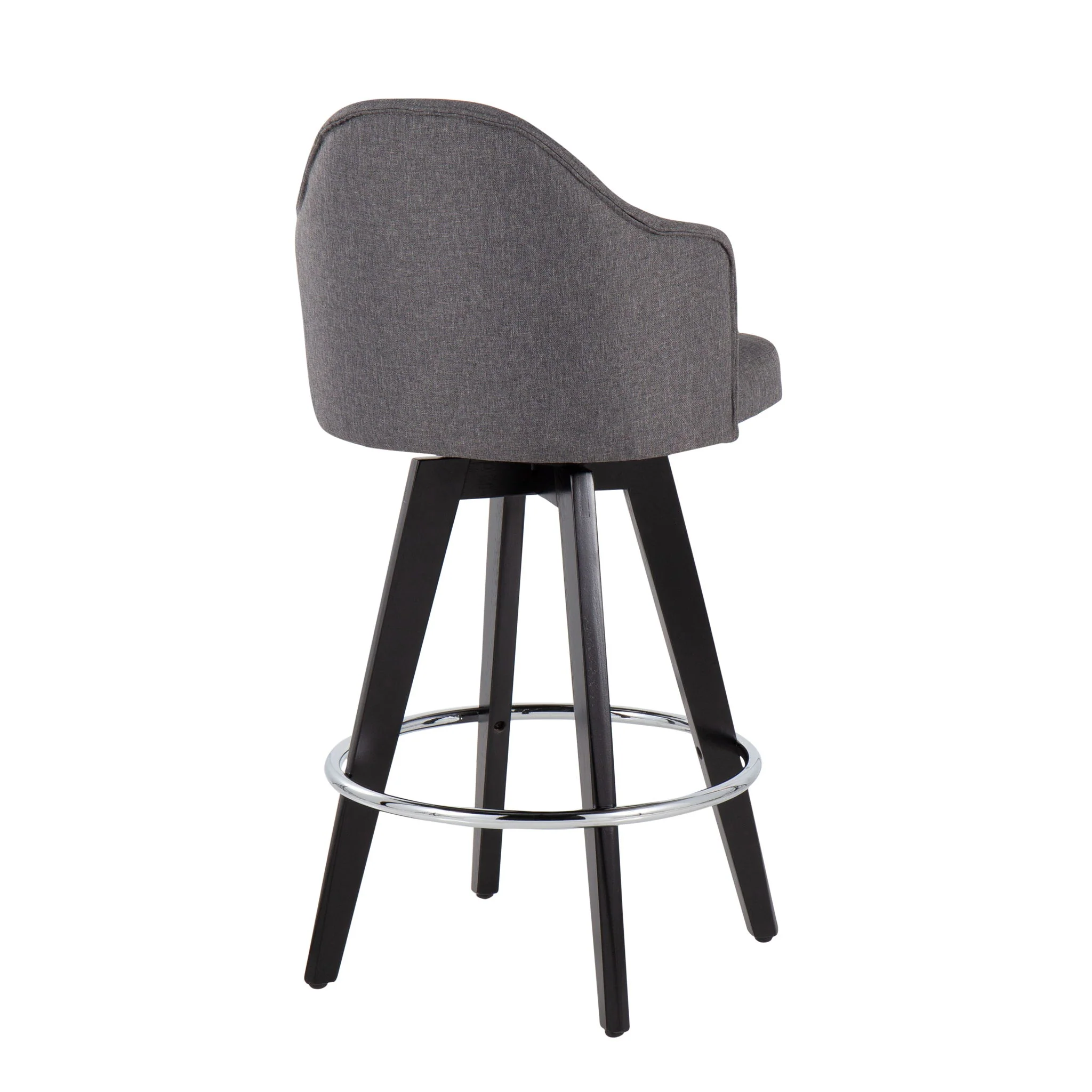 Ahoy - Contemporary Fixed Height Counter Stool With Round Footrest (Set of 2) - Image 16