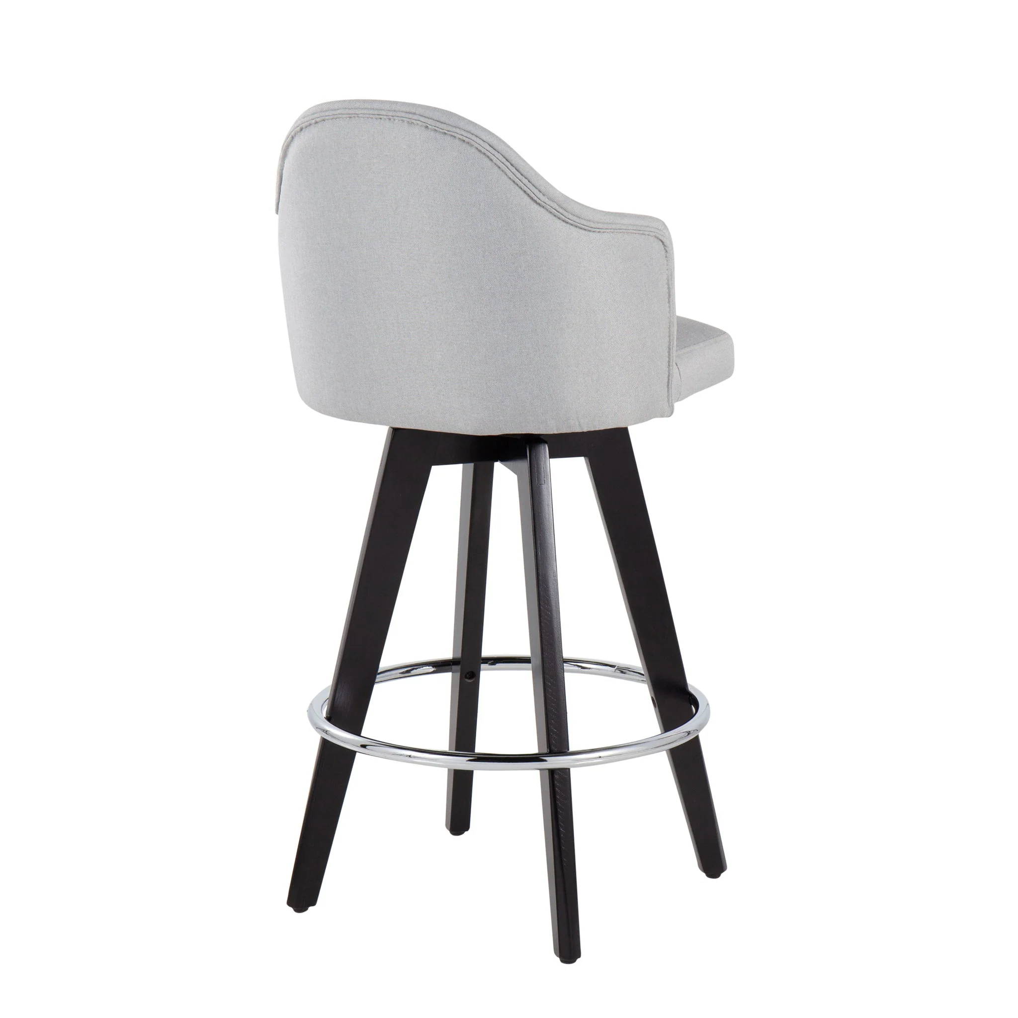 Ahoy - Contemporary Fixed Height Counter Stool With Round Footrest (Set of 2) - Image 9