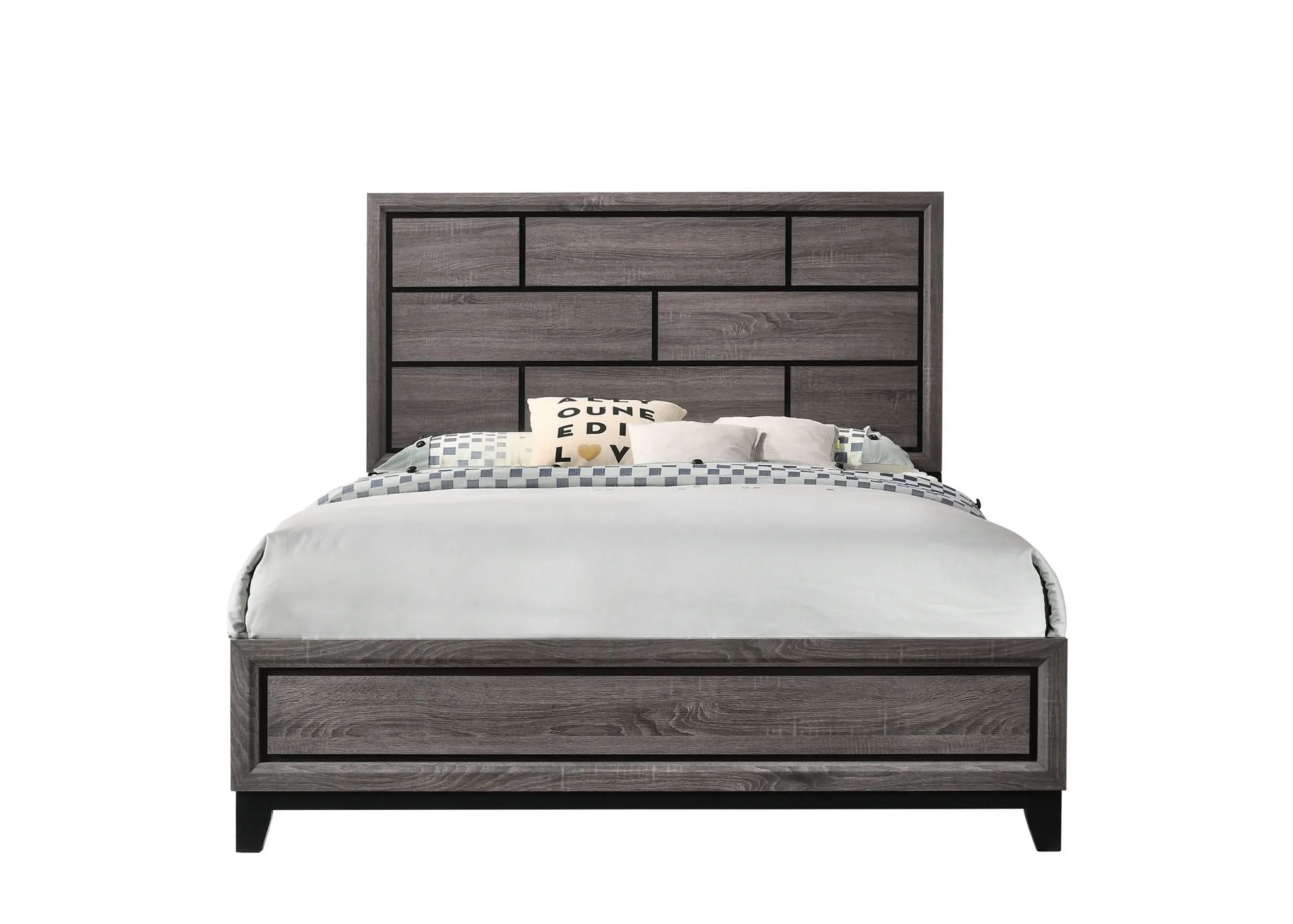Akerson - Full 4 Piece Bedroom Set - Gray - Image 4