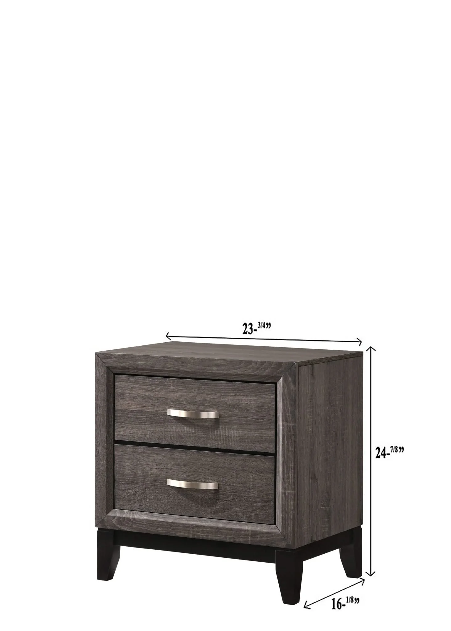 Akerson - Nightstand - Gray - Image 2