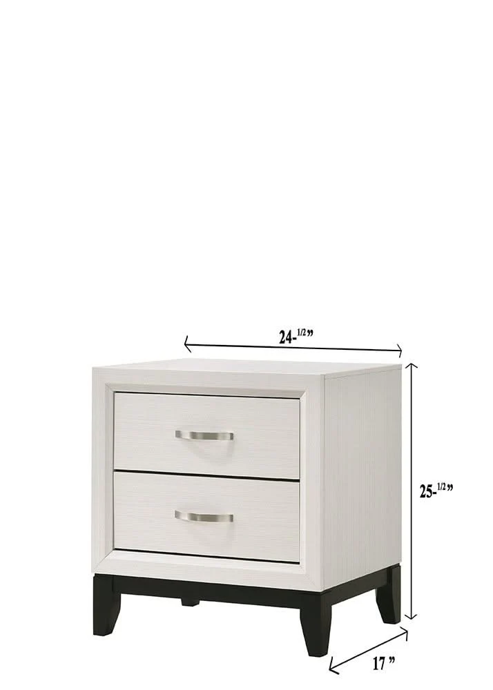 Akerson - Nightstand - White - Image 3