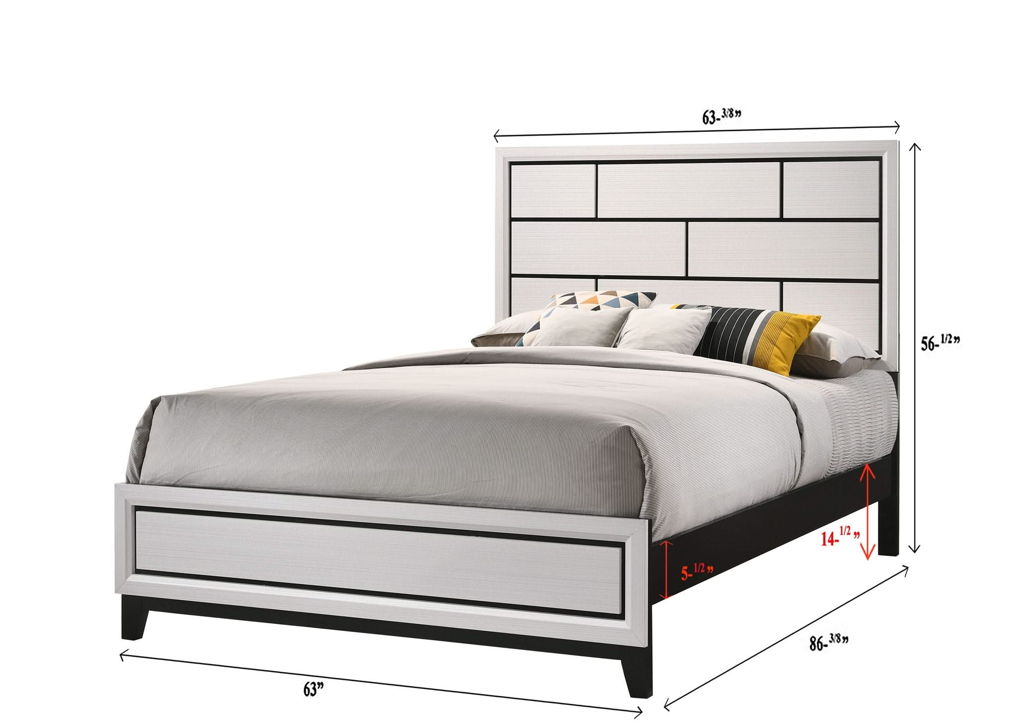 Akerson - Twin Bed - White - Image 2