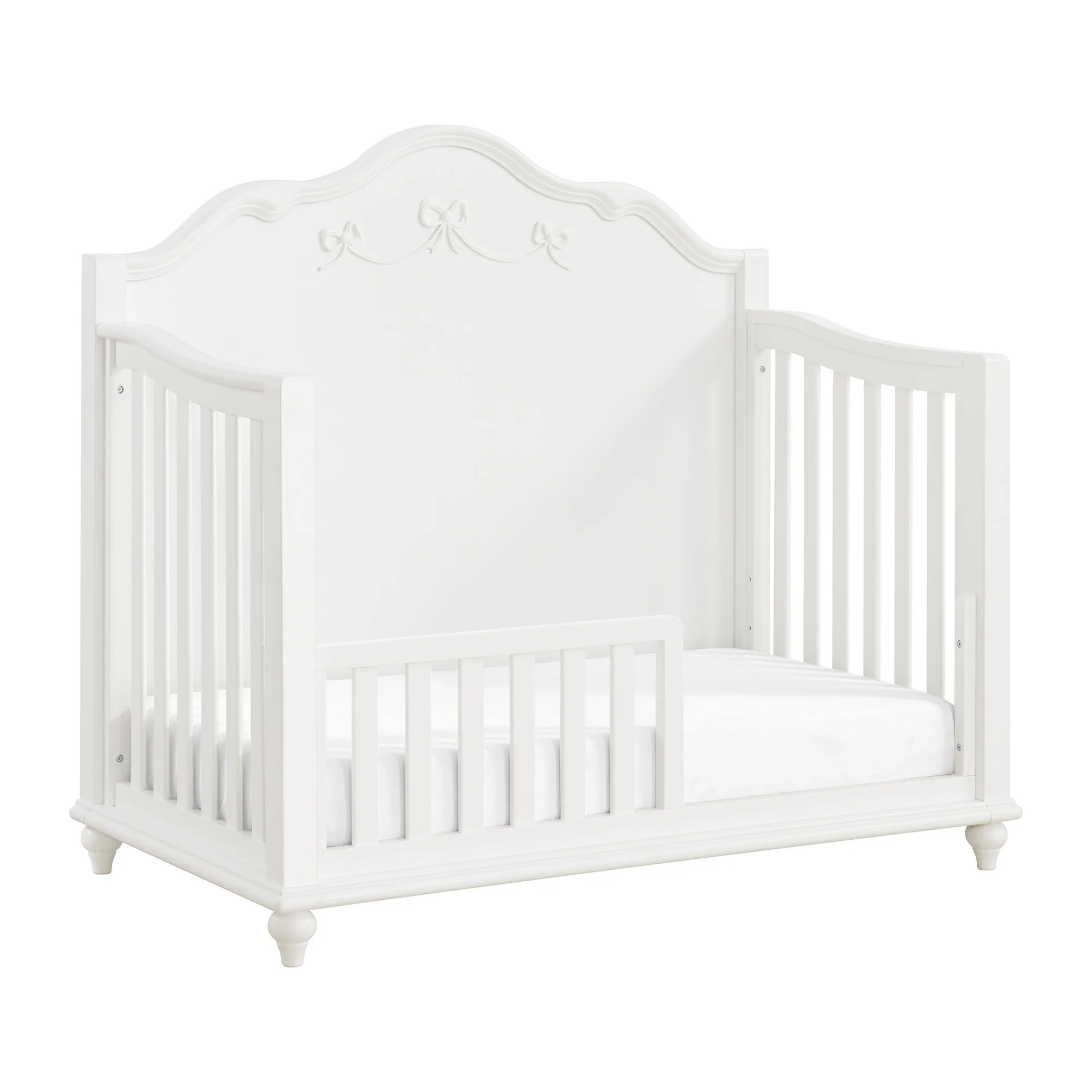 Alana - Crib With Guardrails - White - Image 3
