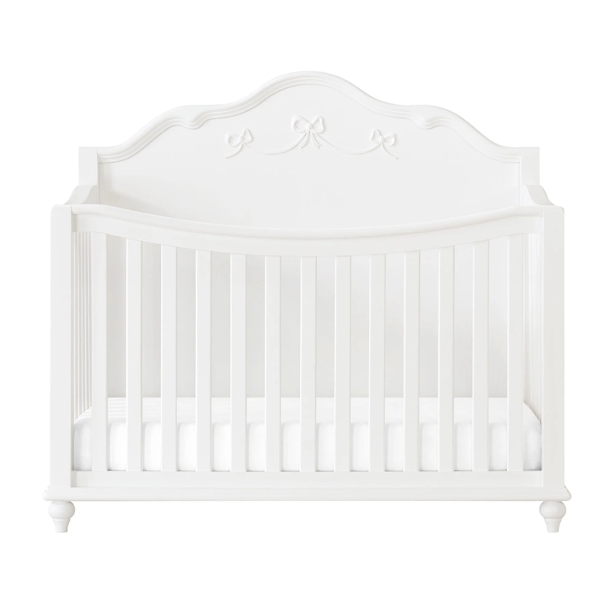 Alana - Crib With Guardrails - White - Image 4