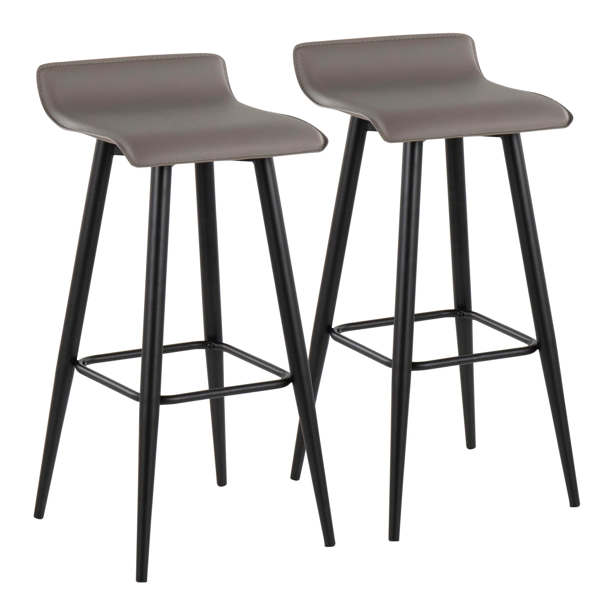 Ale - Contemporary Fixed Height Bar Stool (Set of 2) - Image 3