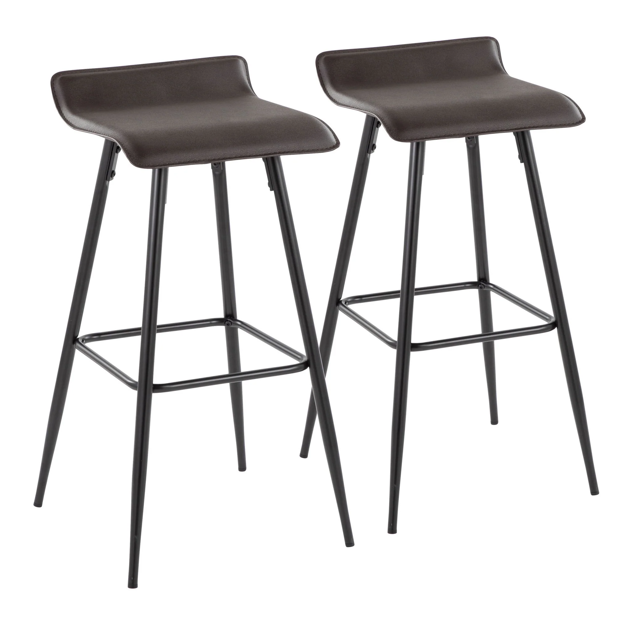 Ale - Contemporary Fixed-Height Bar Stool (Set of 2) - Image 4