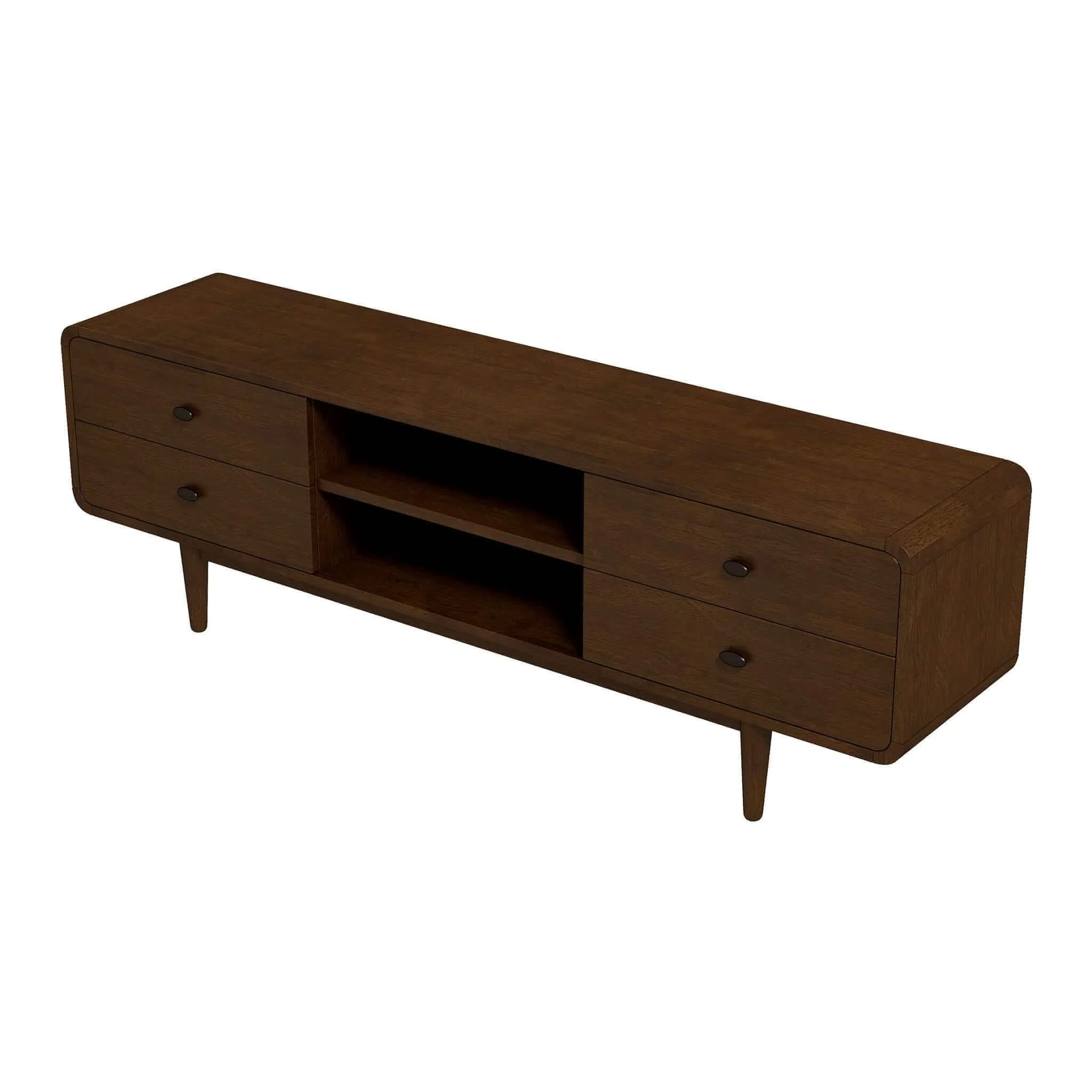 Alexa - TV Stand - Dark Brown / Wood - Image 4