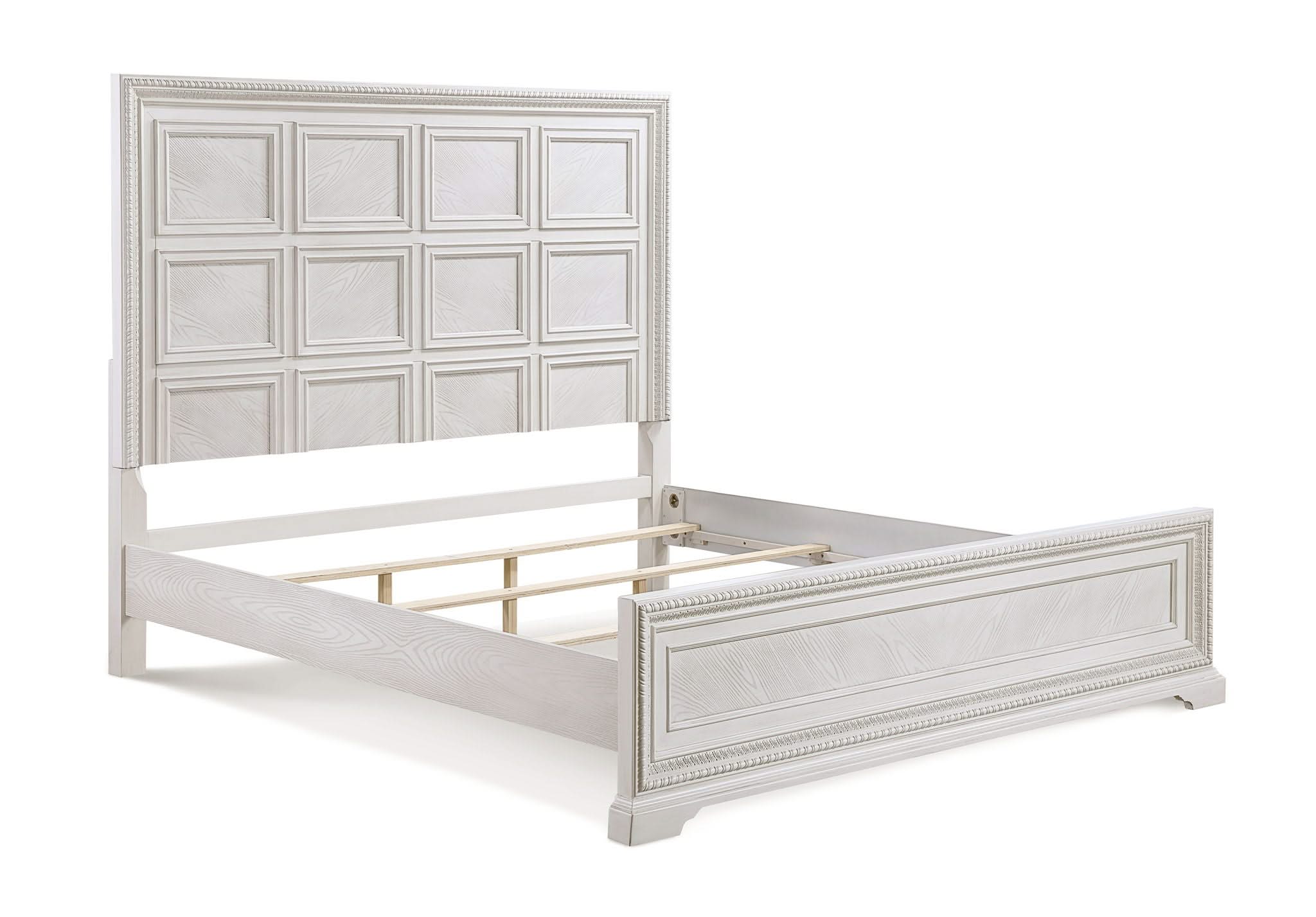 Alexandria - Queen Panel Bed- White - Image 2