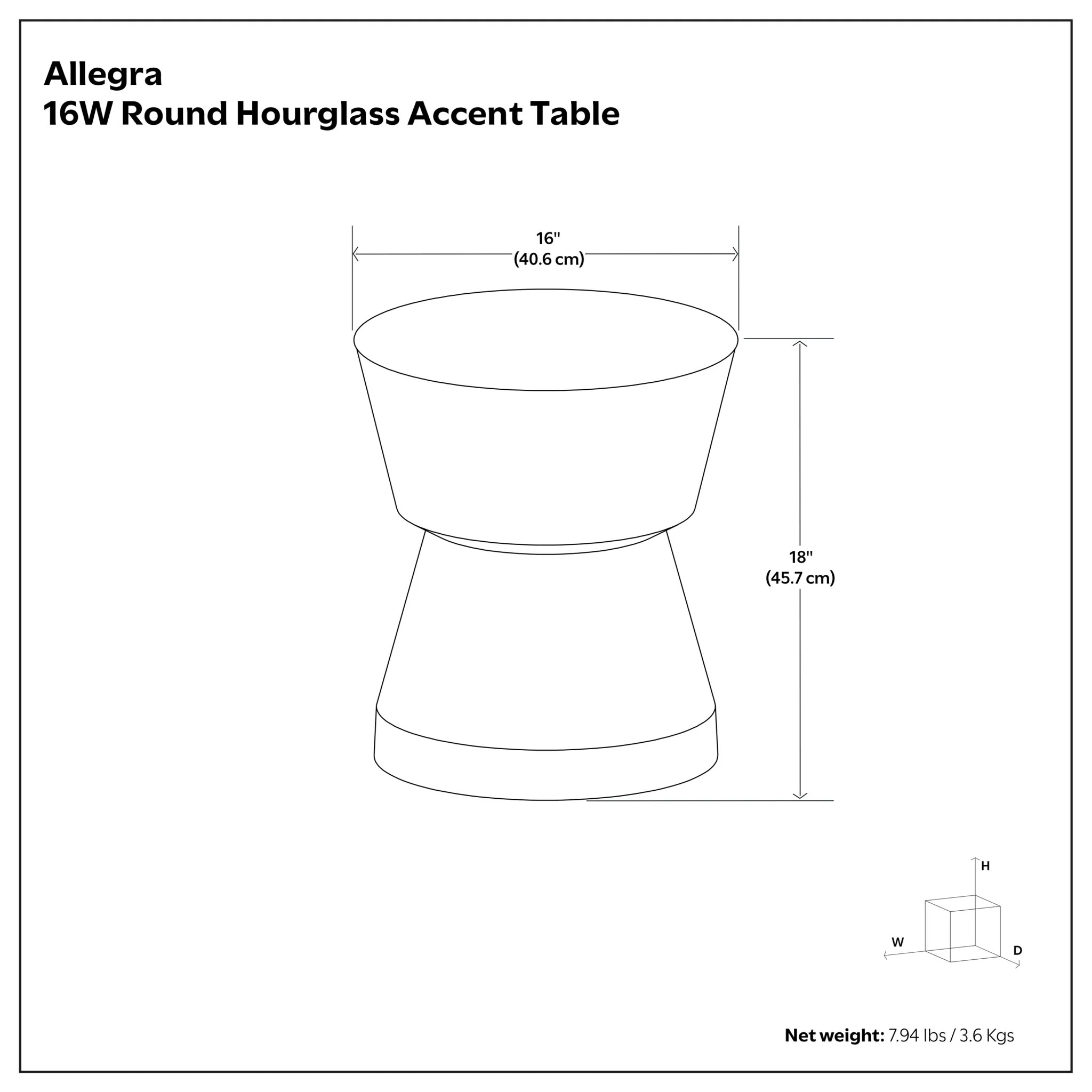 Allegra - Side Table - Antique Brass - Image 3