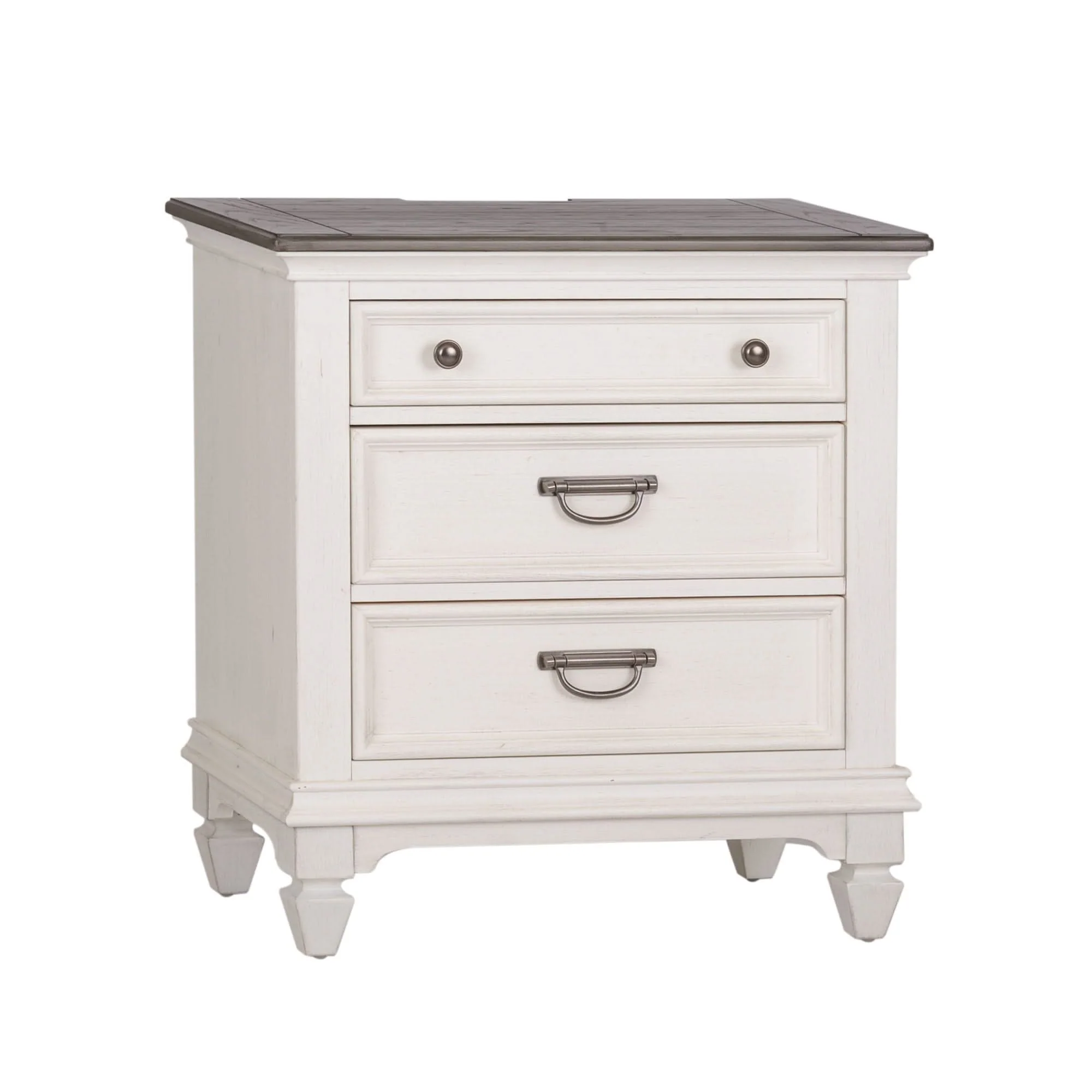 Allyson Park - Nightstand w/ Charging Station - Image 3