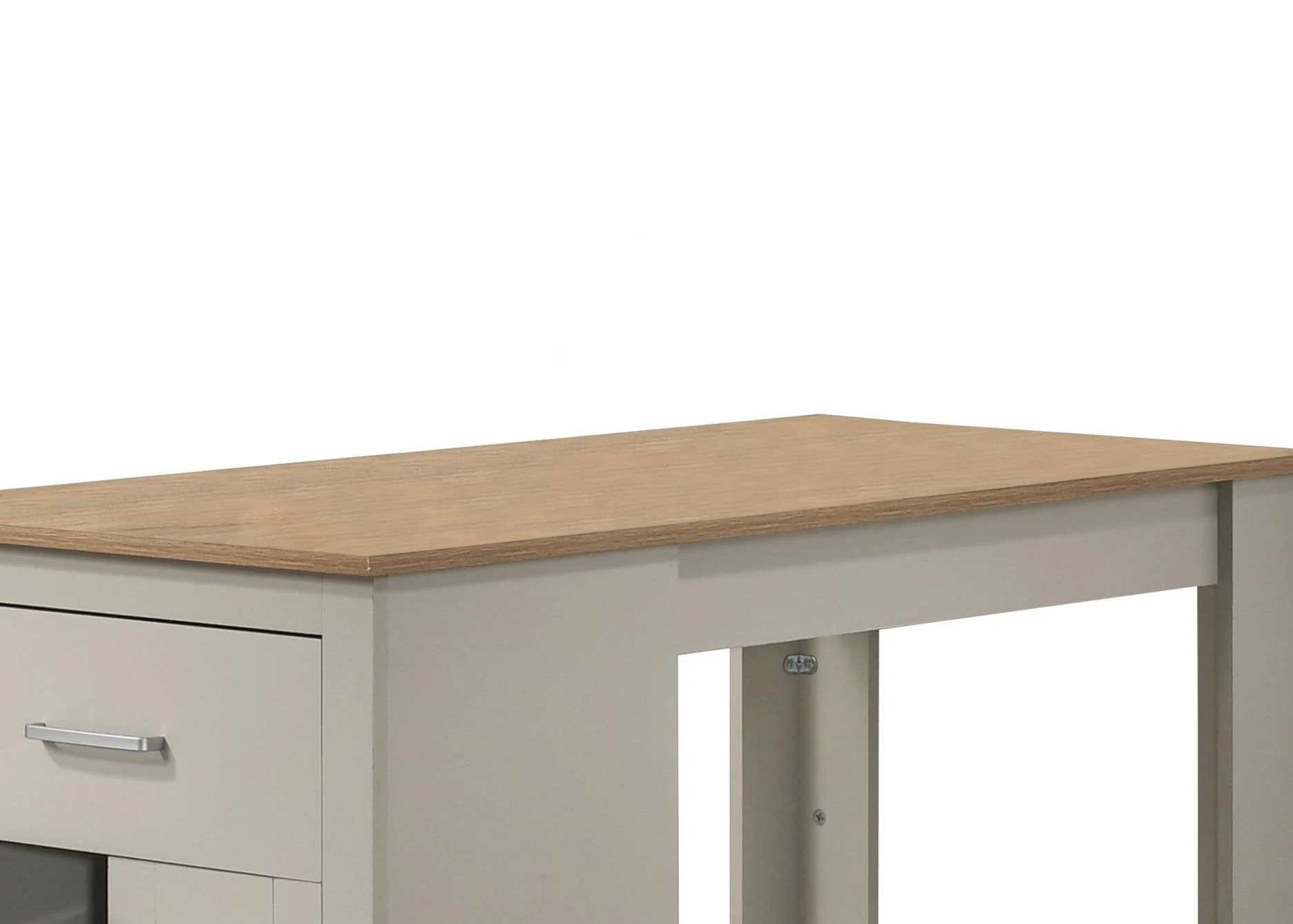 Alonzo - Small Space Counter Height Dining Table With Cabinet And Drawer Storage - Image 3