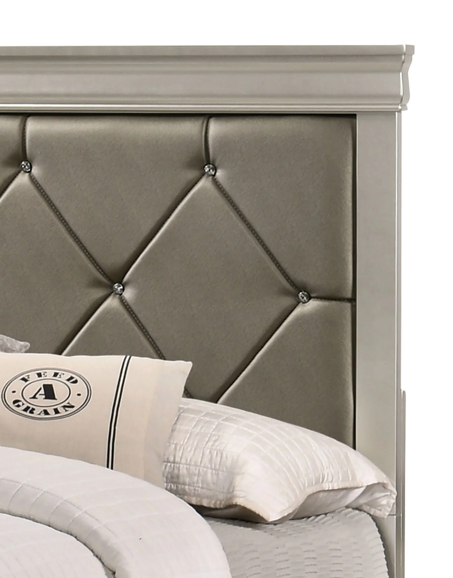 Amalia - California King Bed - Silver - Image 3