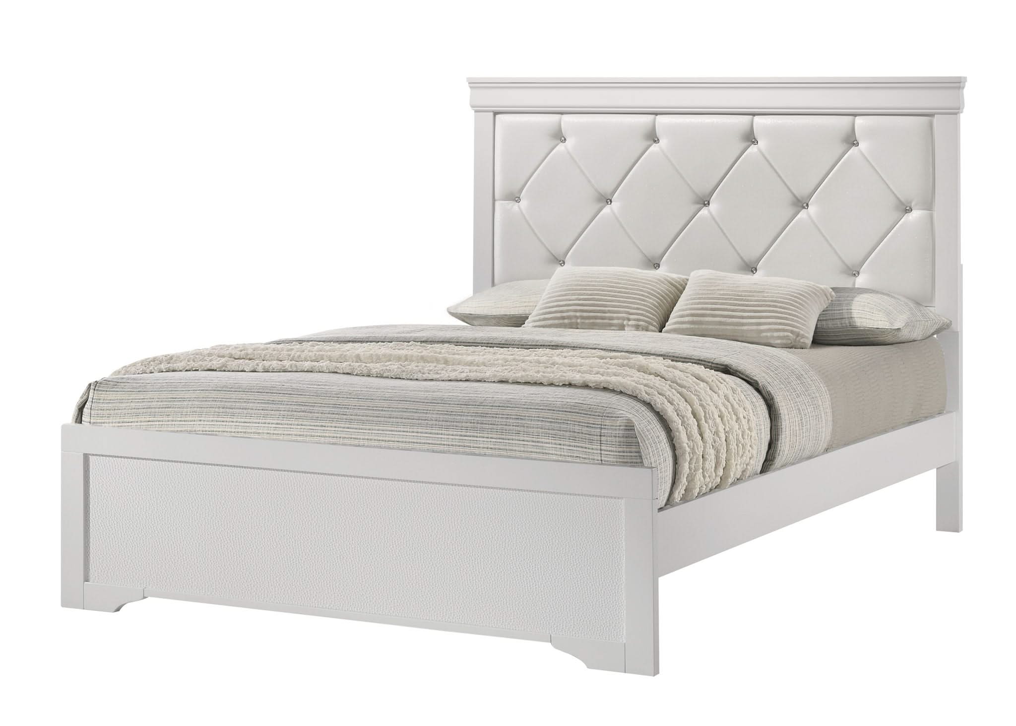 Amalia - Full 4 Piece Bedroom Set - White - Image 2