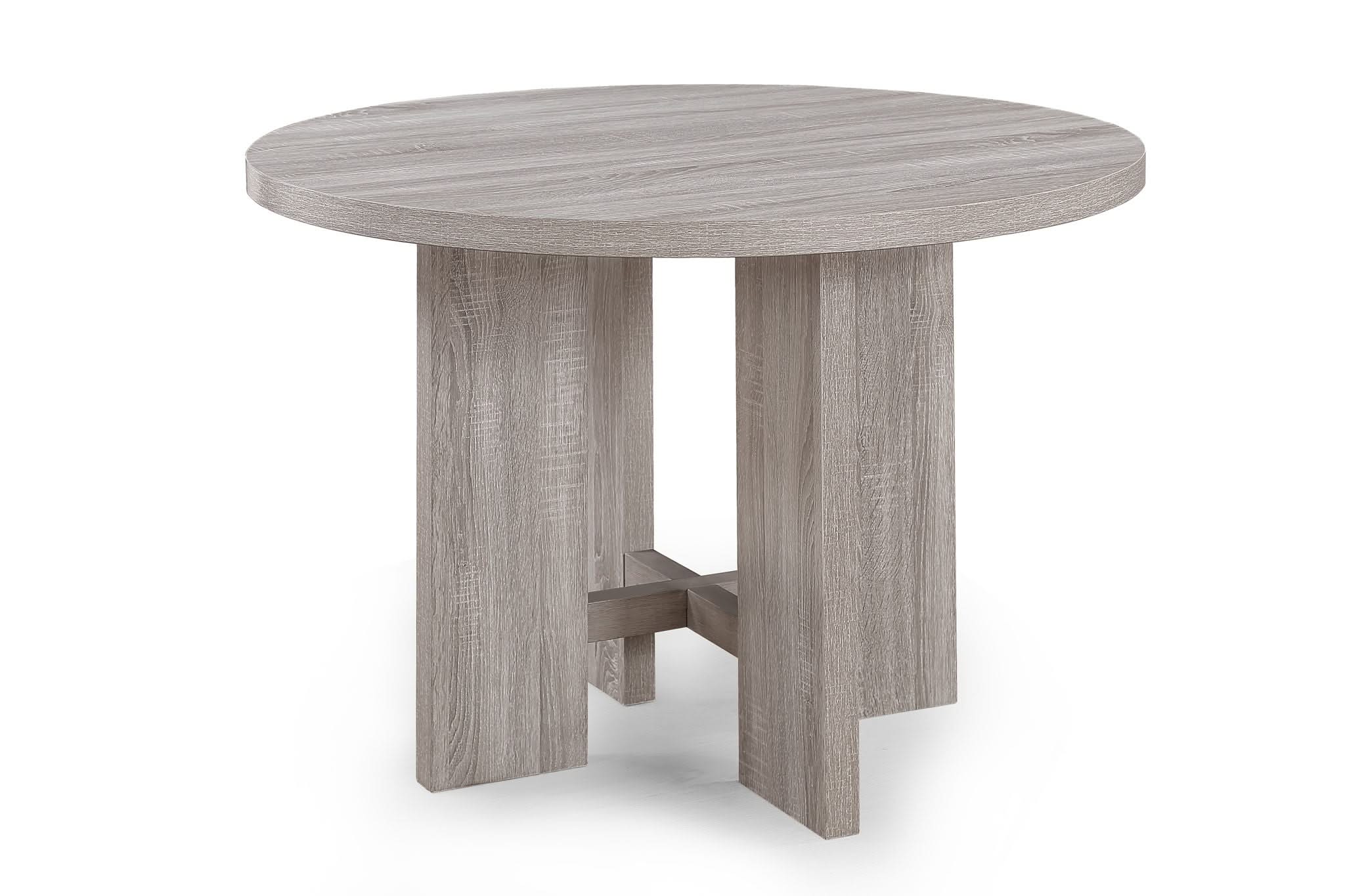 Amara - 5 Piece Round Dining Set Drift Wood - Drift Wood - Image 3