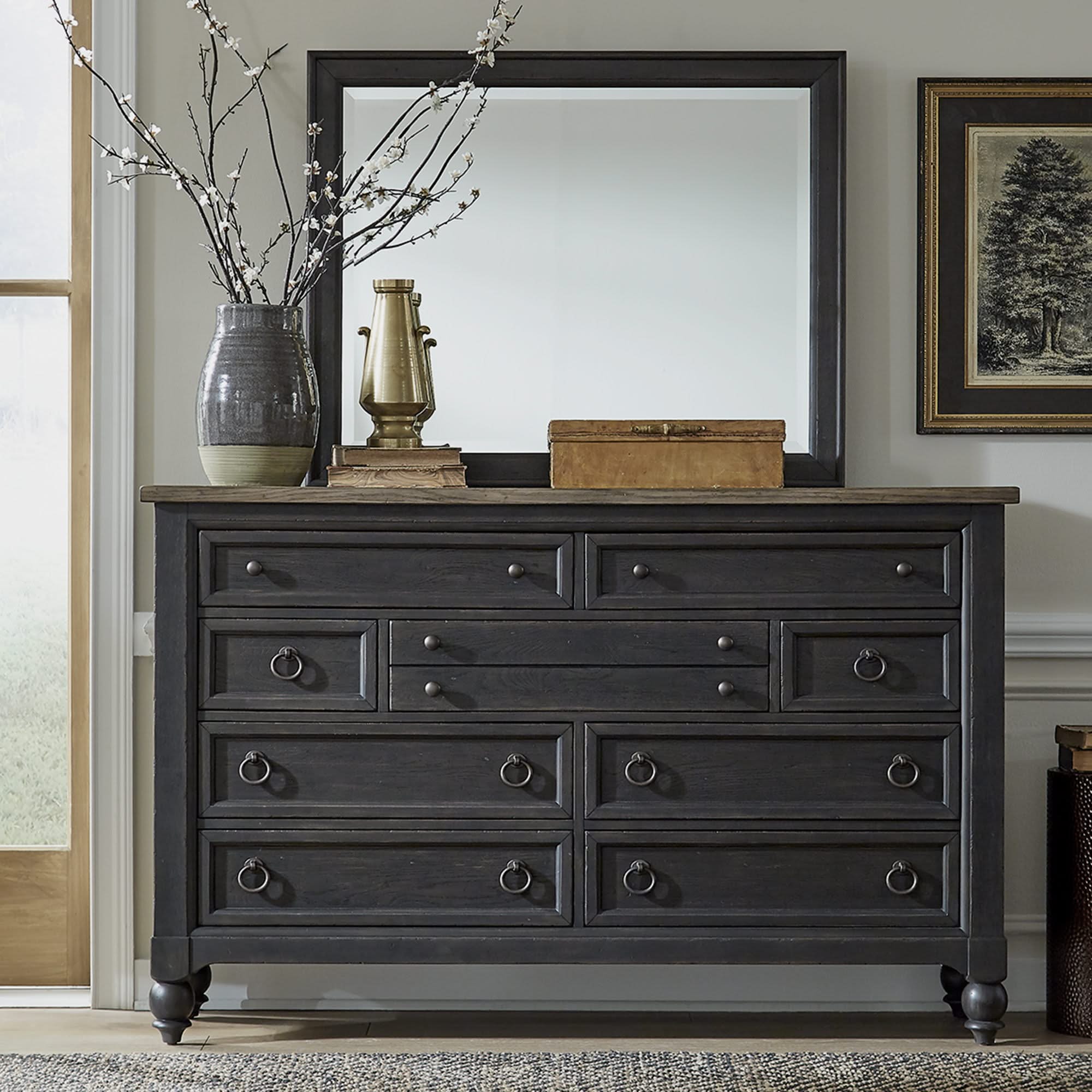 Americana Farmhouse - Dresser & Mirror - Image 2